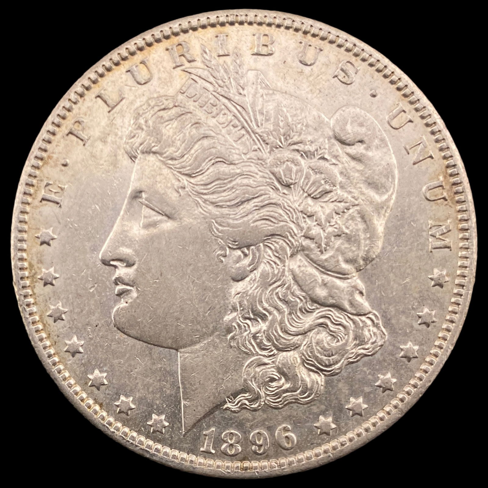 1896-O Silver Morgan Dollar CLOSE UNC (1 of 2)