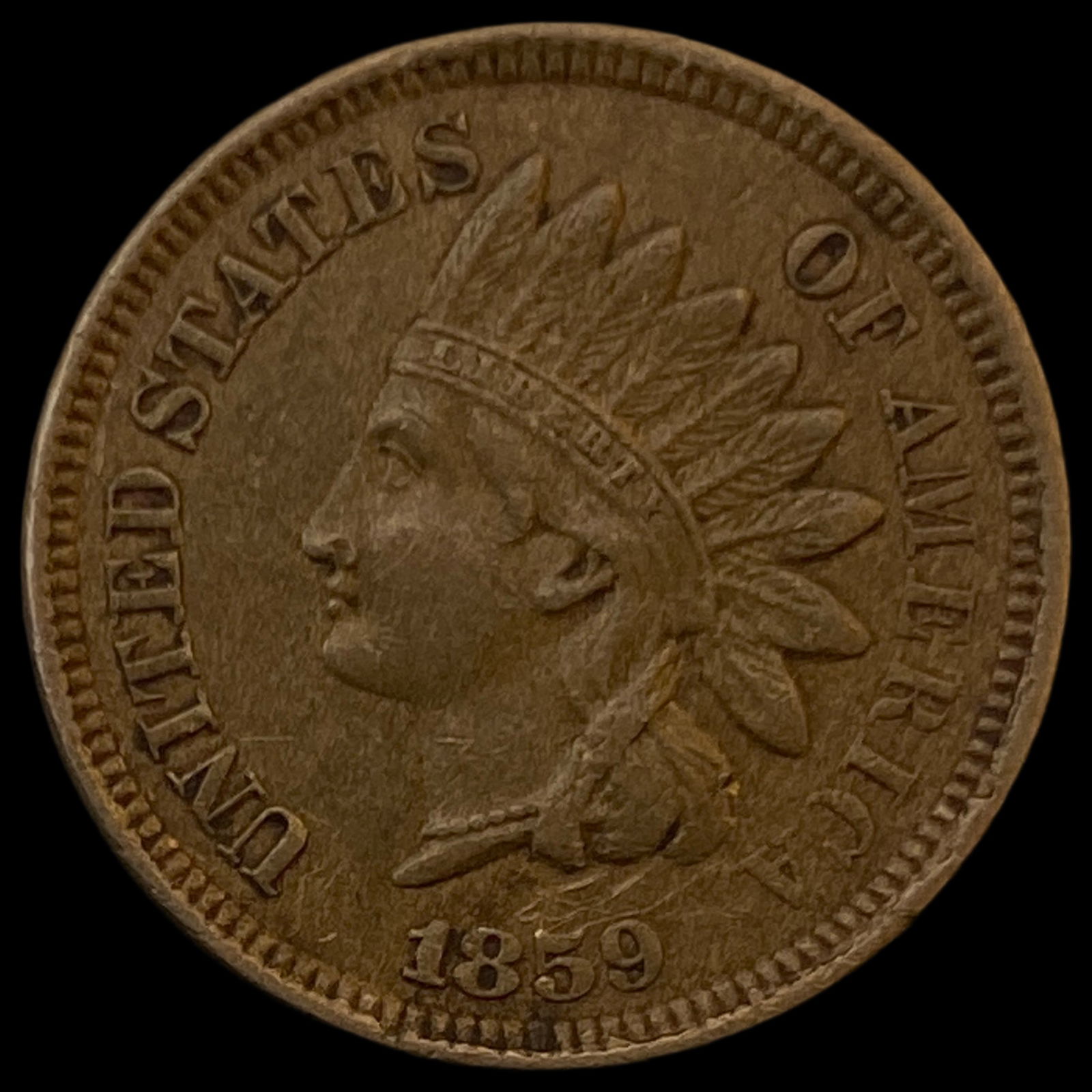 1859 Indian Head Cent CHOICE BU (1 of 2)