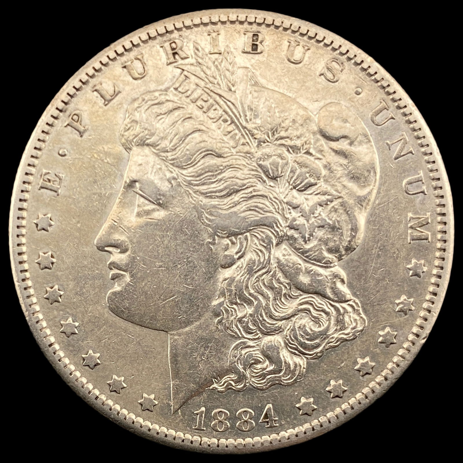 1884-S Silver Morgan Dollar CLOSELY UNCIRCULATED (1 of 2)