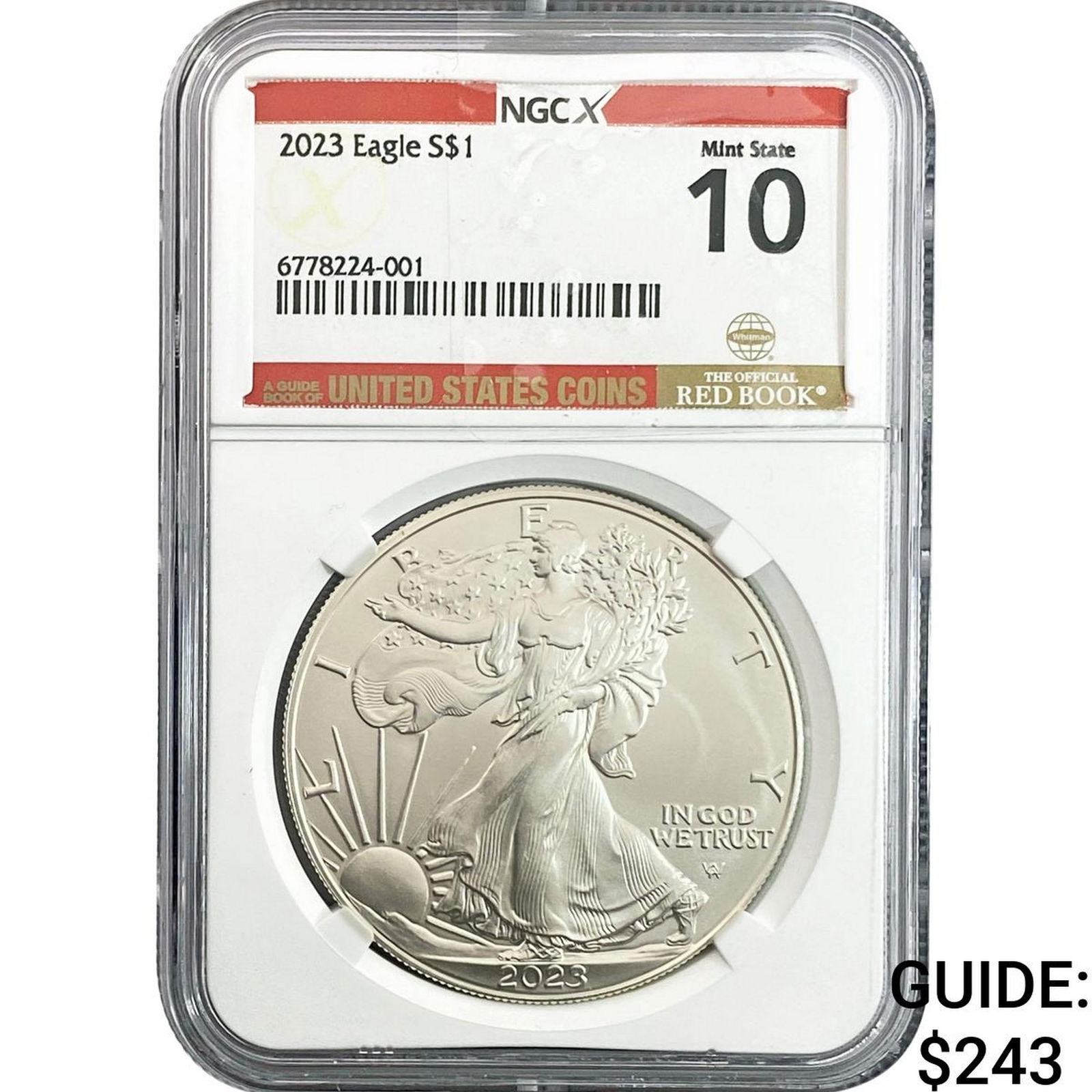 2023 Silver Eagle NGC MS10 (1 of 2)