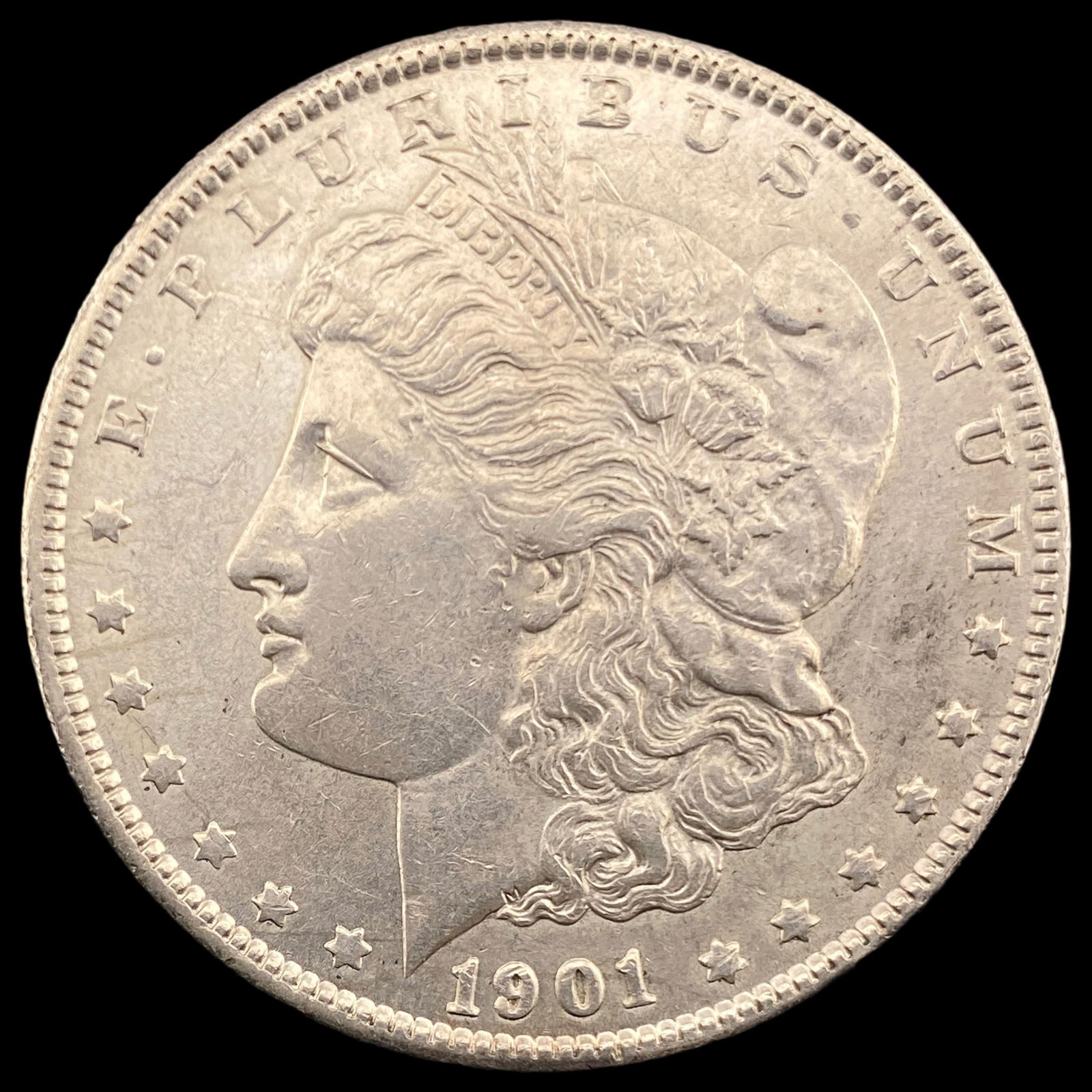 1901 Morgan Silver Dollar CHOICE AU (1 of 2)