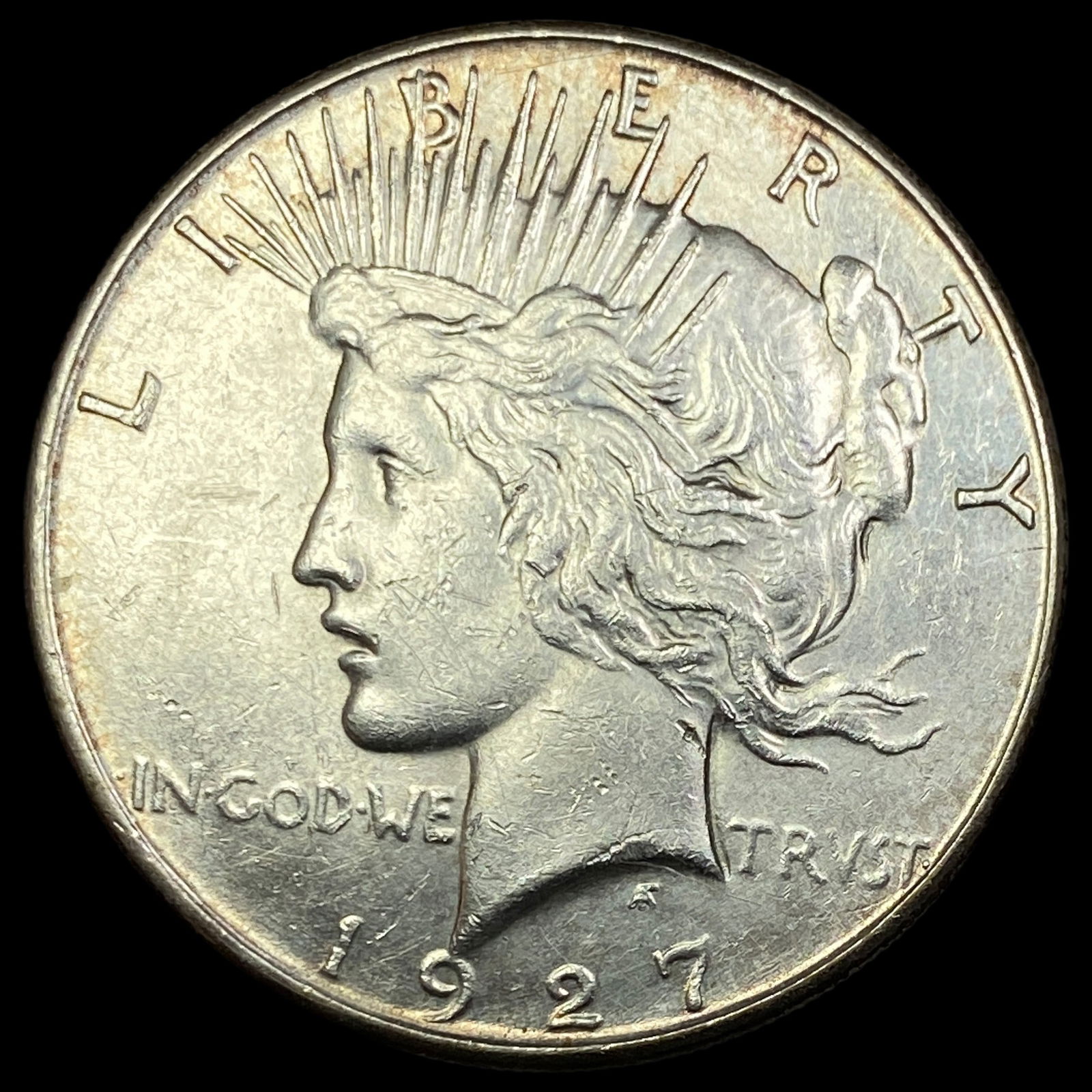 1927-S Silver Peace Dollar CLOSELY UNCIRCULATED (1 of 2)