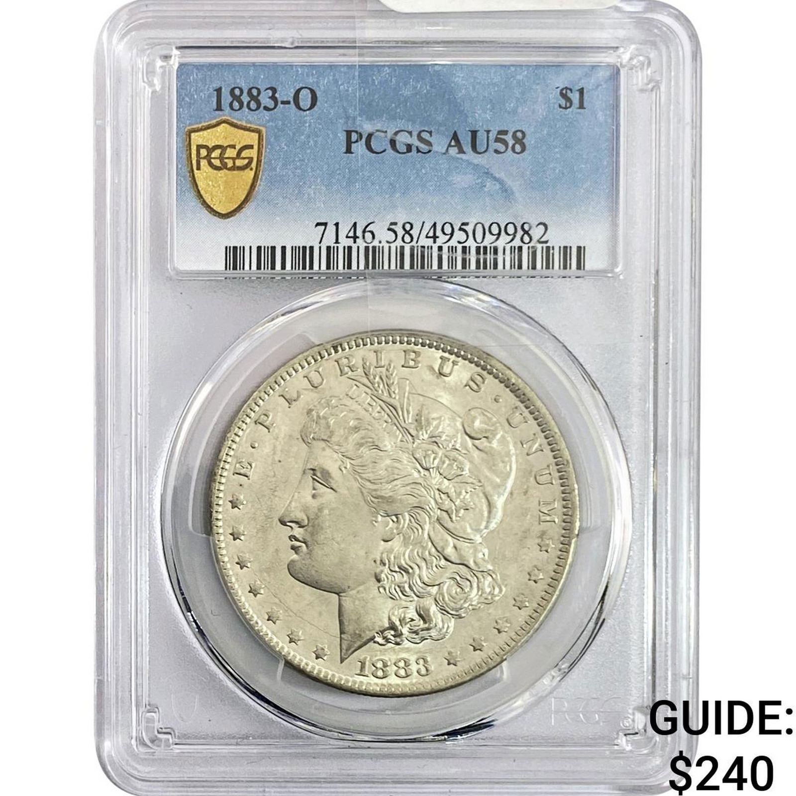 1883-O Morgan Silver Dollar PCGS AU58 (1 of 2)