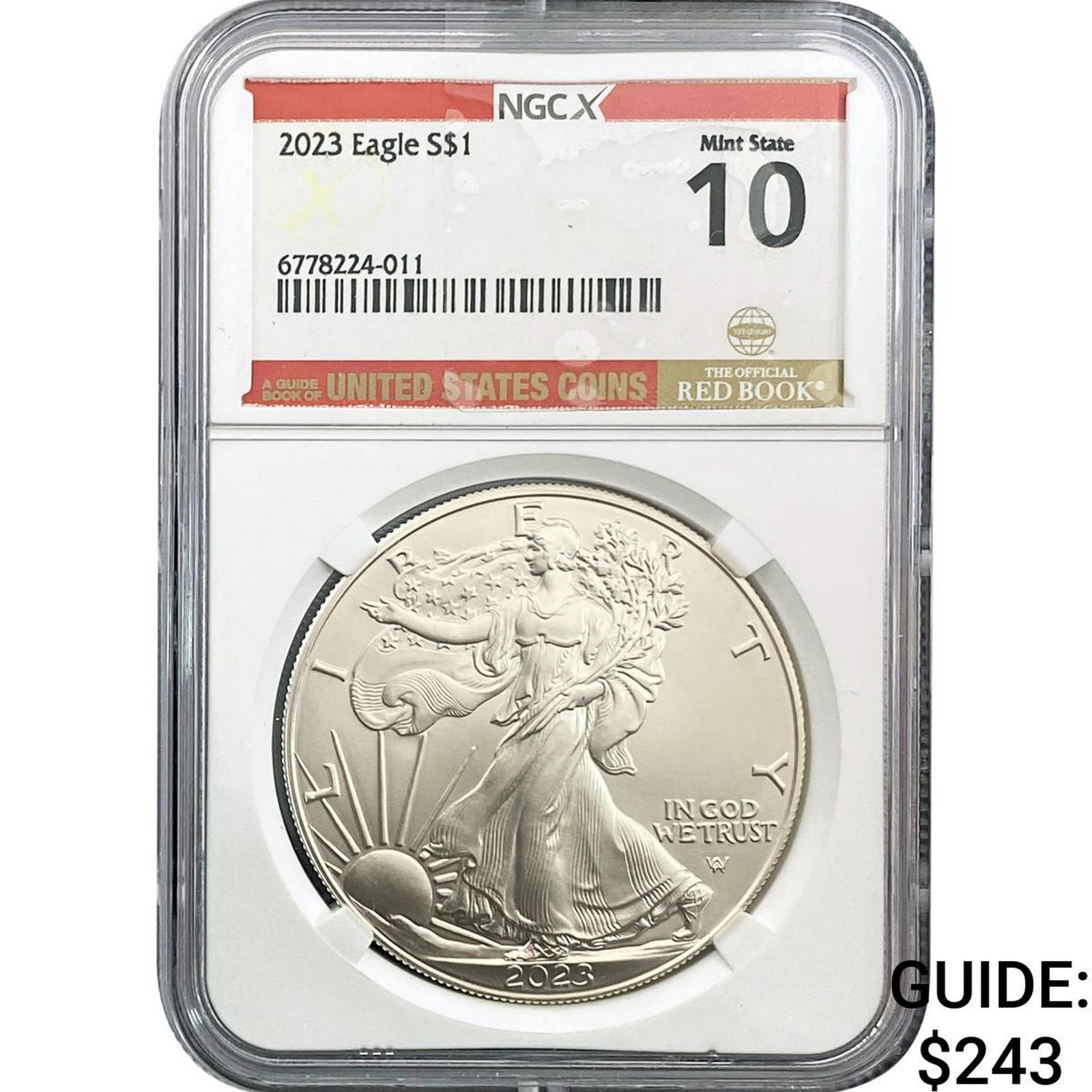 2023 Silver Eagle NGC MS10 (1 of 2)