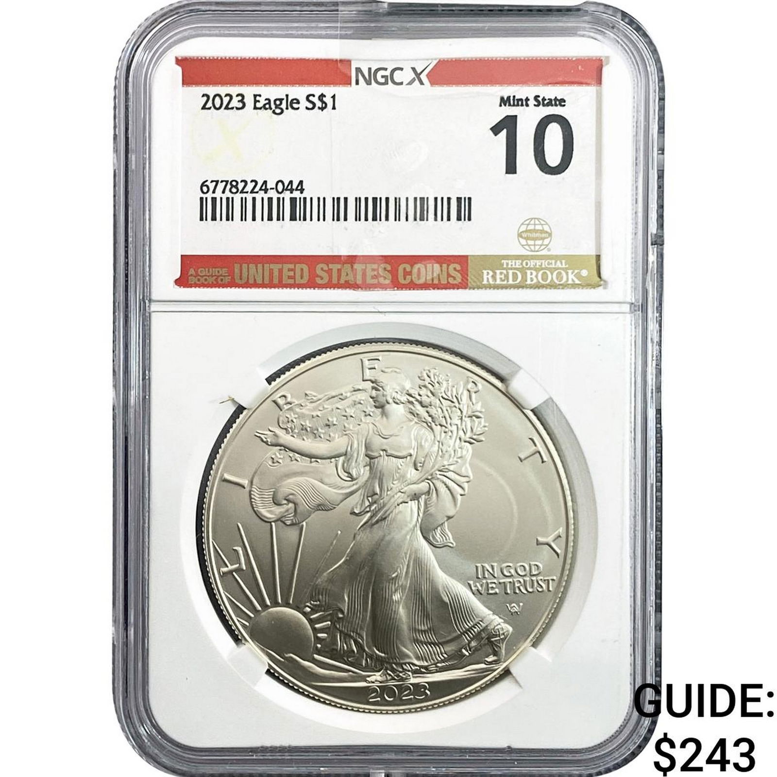 2023 Silver Eagle NGC MS10: 2023 Silver Eagle NGC MS10