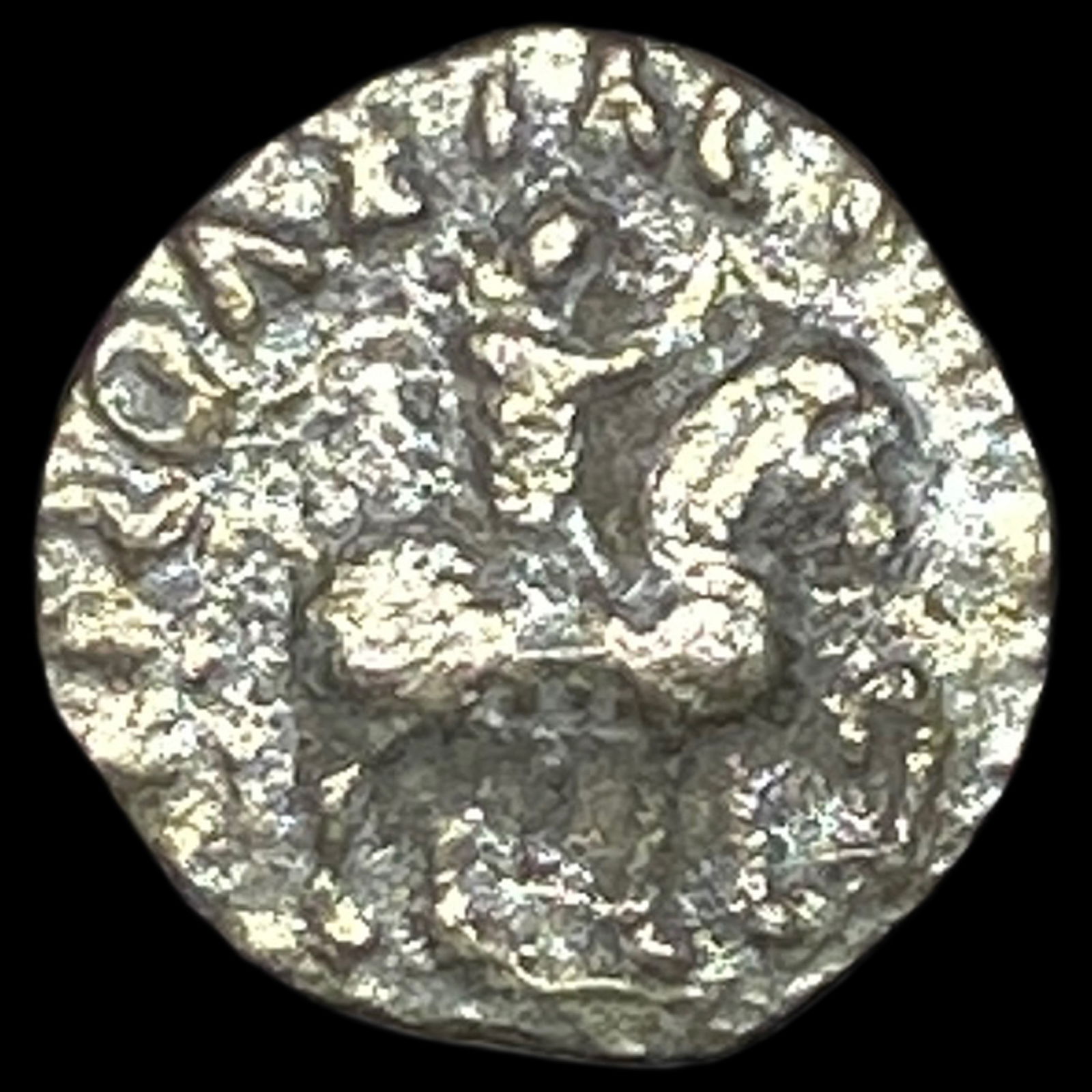 Indo-Scythian 59-12 BC Silver drachm NEARLY UNCIRCULATED (1 of 2)