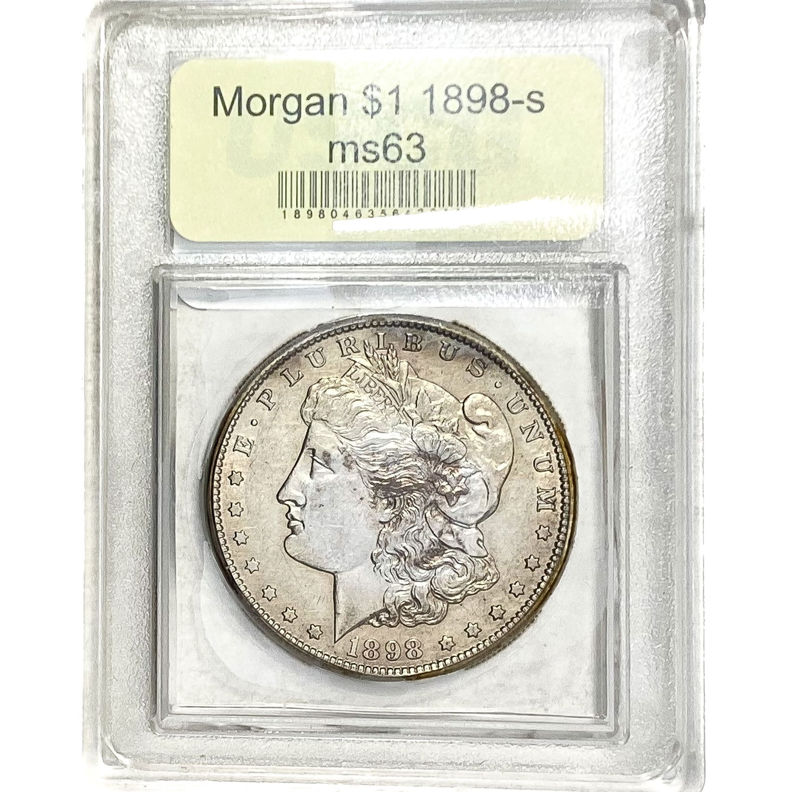 1898-S Morgan Silver Dollar USCG MS63 (1 of 2)