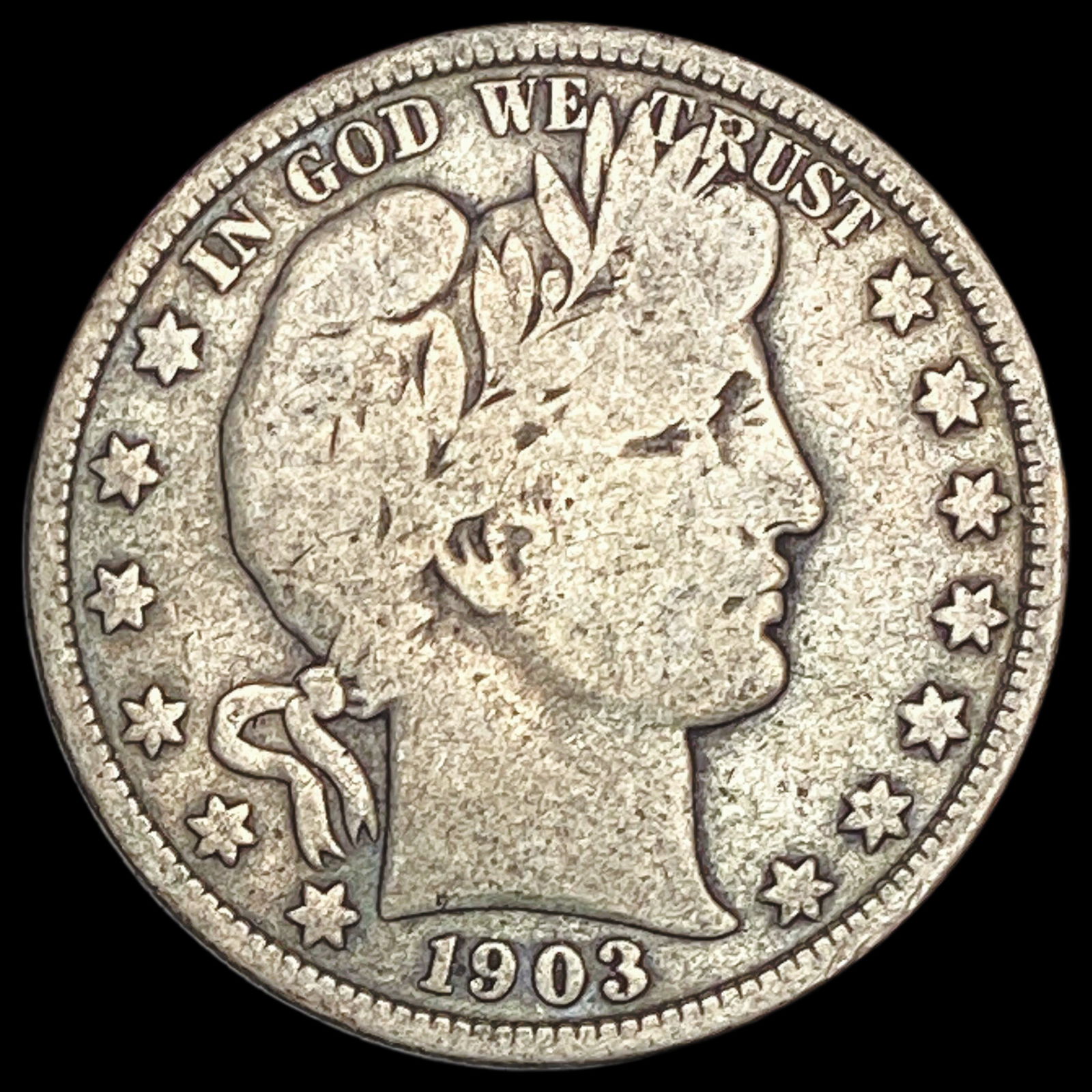 1903 Silver Barber Half Dollar NICELY CIRCULATED (1 of 2)