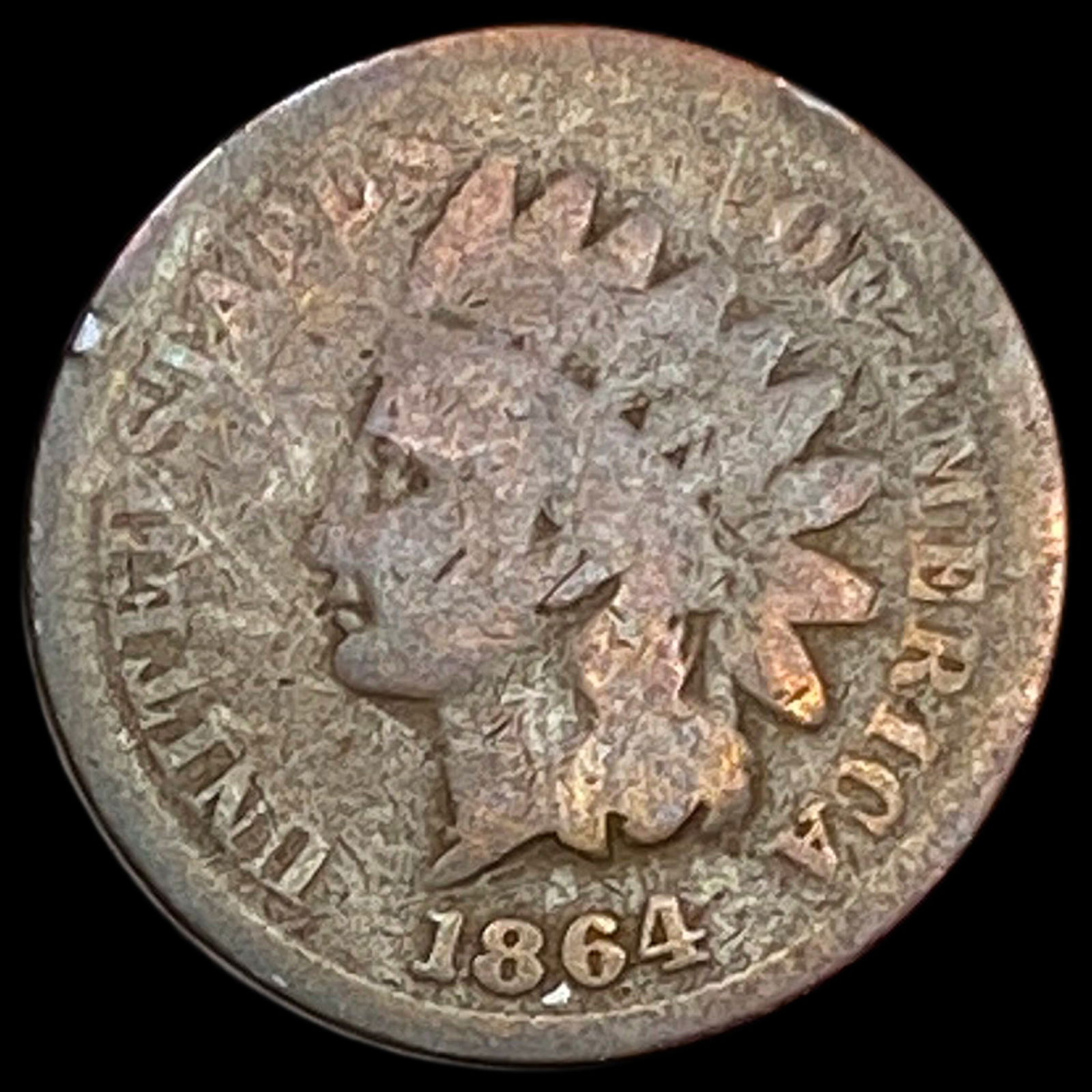 1864 Indian Head Cent NICELY CIRCULATED (1 of 2)