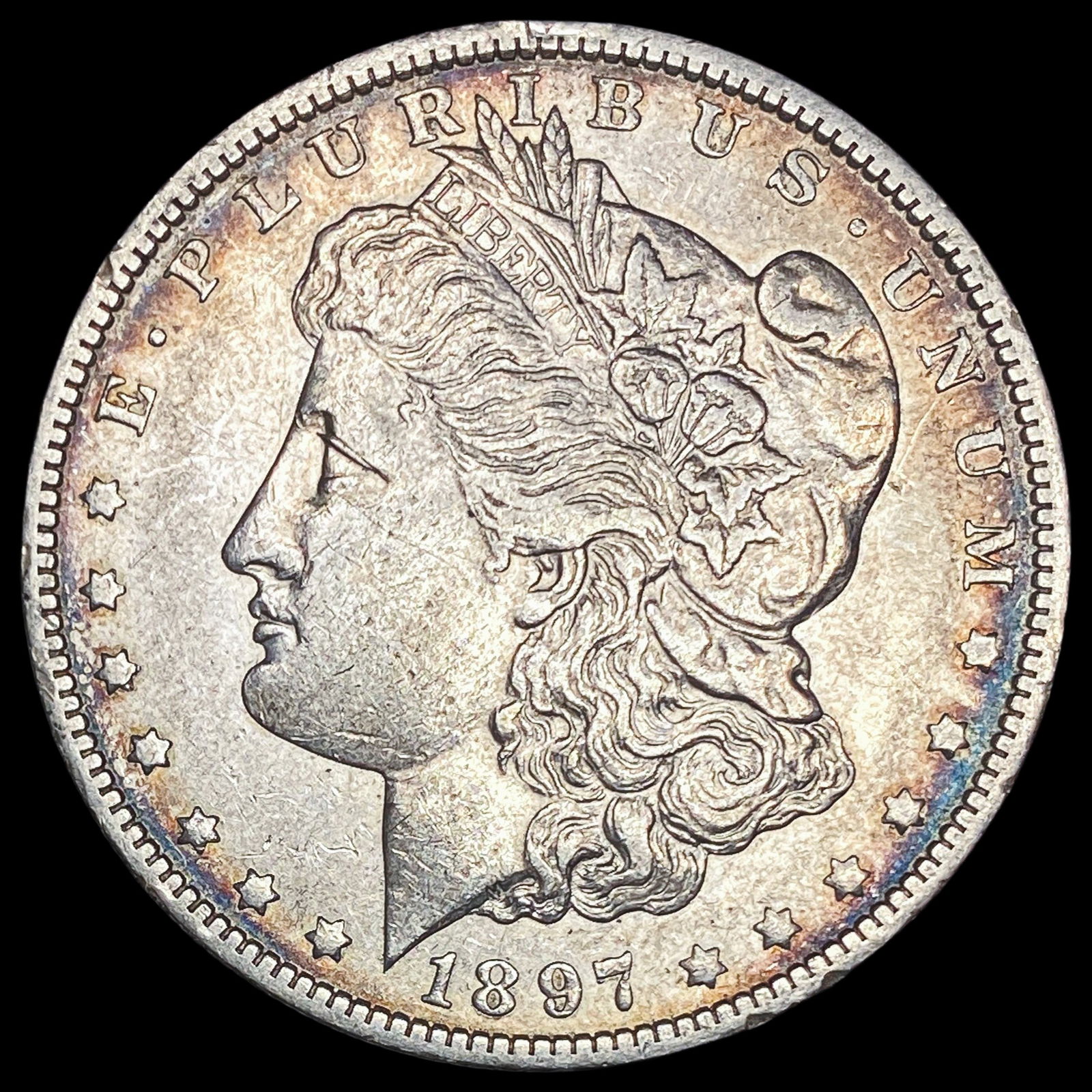 1897-O Silver Morgan Dollar NEARLY UNCIRCULATED (1 of 2)