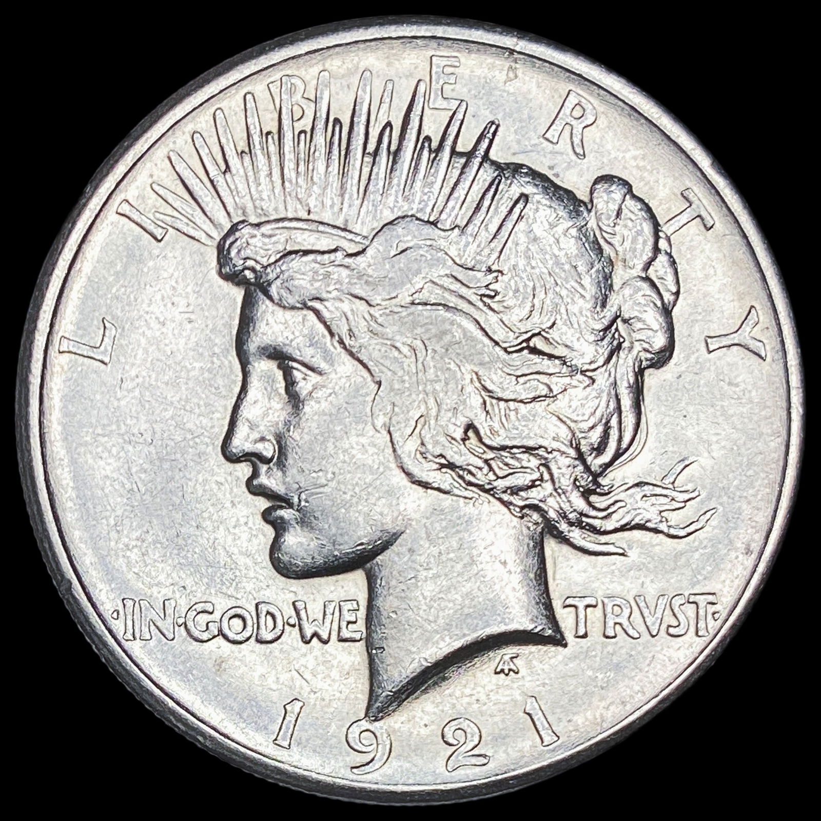 1921 Silver Peace Dollar CLOSELY UNCIRCULATED (1 of 2)