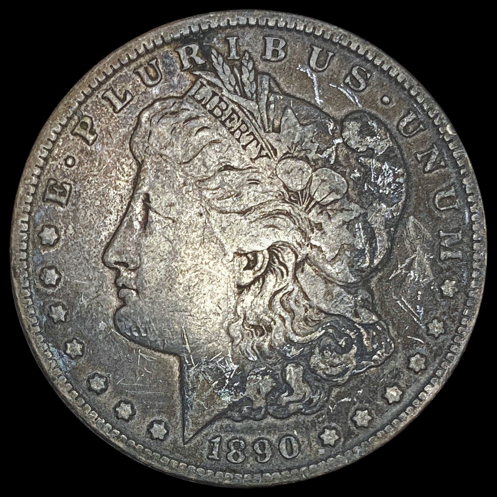1890-CC Silver Morgan Dollar LIGHTLY CIRCULATED (1 of 2)