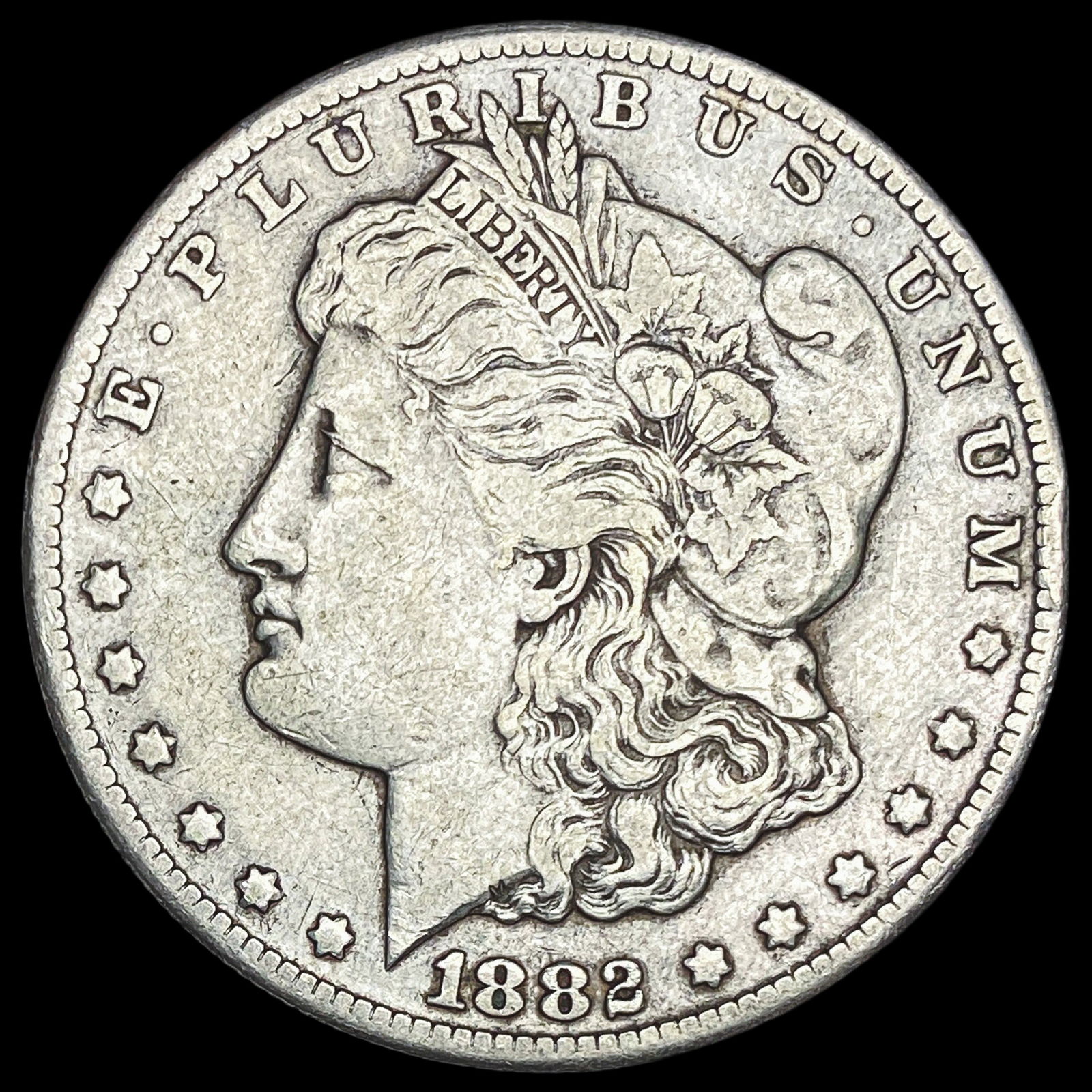 1882-CC Silver Morgan Dollar ABOUT UNCIRCULATED (1 of 2)