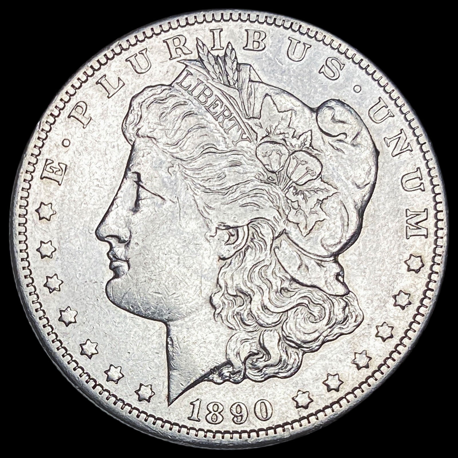 1890-CC Silver Morgan Dollar CLOSELY UNCIRCULATED (1 of 2)