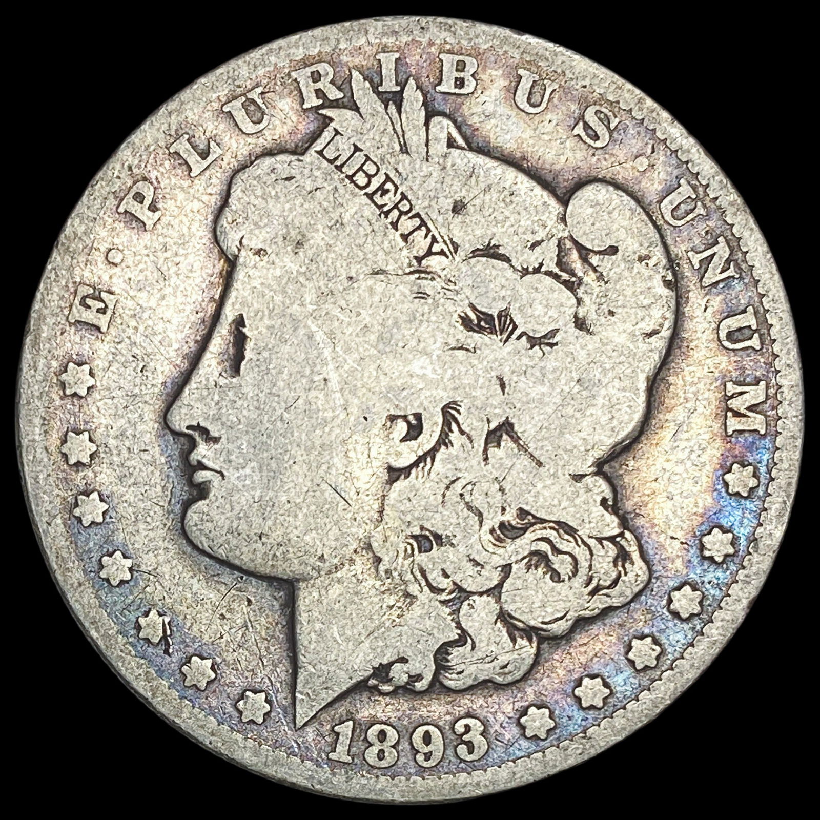 1893-O Silver Morgan Dollar NICELY CIRCULATED (1 of 2)