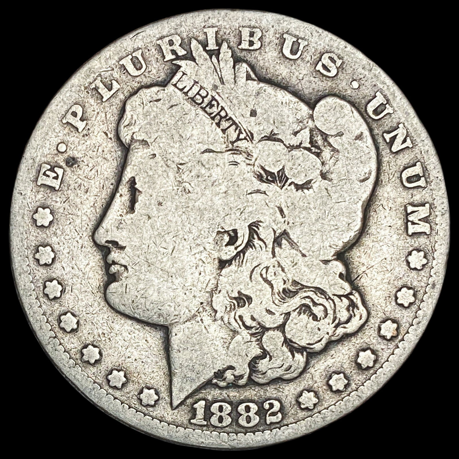 1882-CC Silver Morgan Dollar NICELY CIRCULATED (1 of 2)