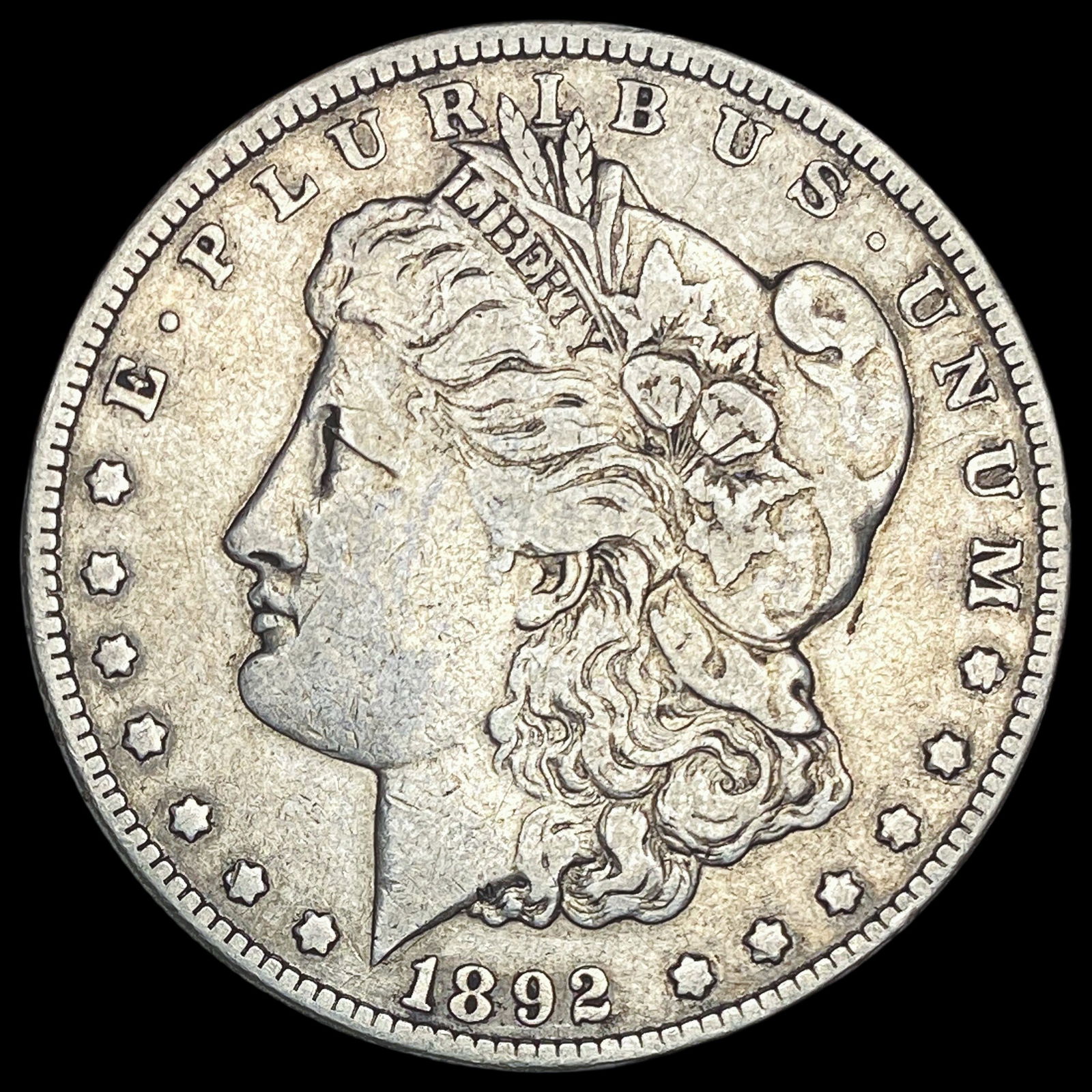 1892 Silver Morgan Dollar LIGHTLY CIRCULATED (1 of 2)
