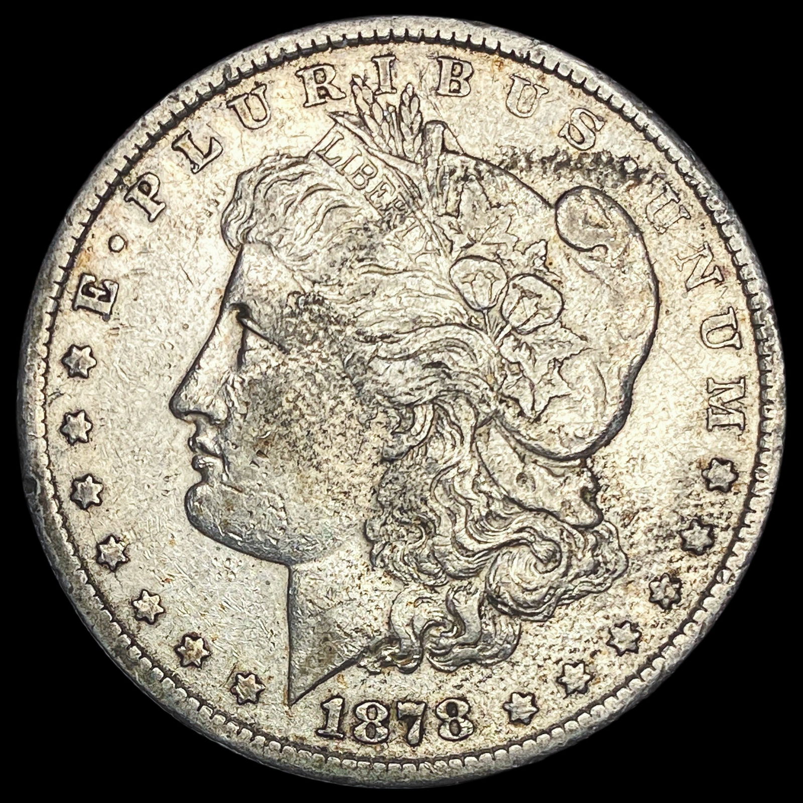 1878-CC Silver Morgan Dollar NEARLY UNCIRCULATED (1 of 2)
