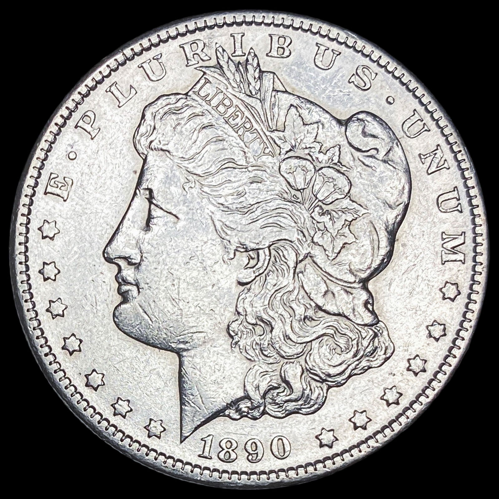 1890-CC Silver Morgan Dollar CLOSELY UNCIRCULATED (1 of 2)