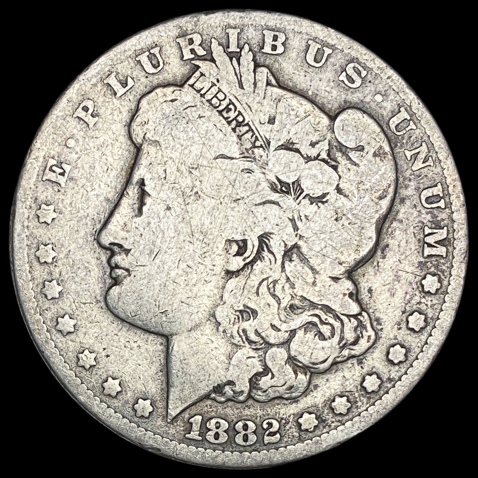 1882-CC Silver Morgan Dollar NICELY CIRCULATED (1 of 2)