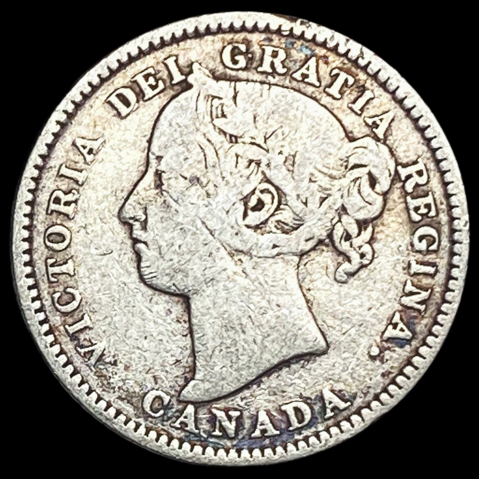1883-H Canada Silver 10 Cents NICELY CIRCULATED (1 of 2)