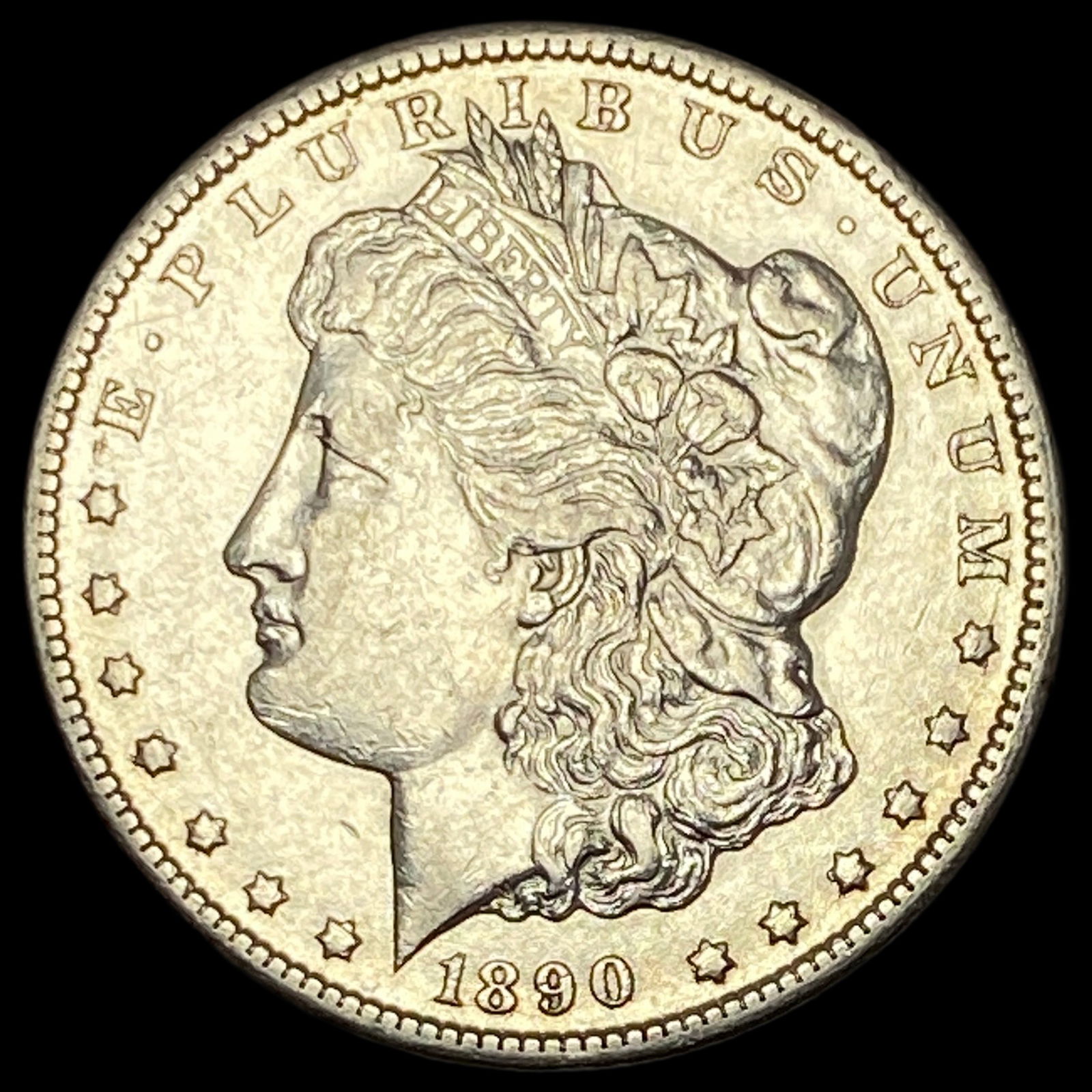 1890-CC Silver Morgan Dollar CLOSELY UNCIRCULATED (1 of 2)
