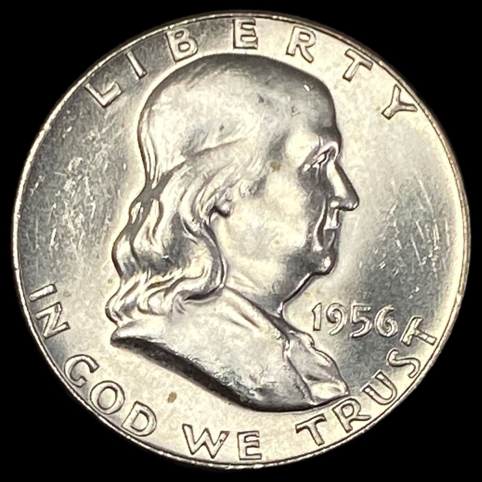 1956 Silver Franklin Half Dollar UNCIRCULATED (1 of 2)