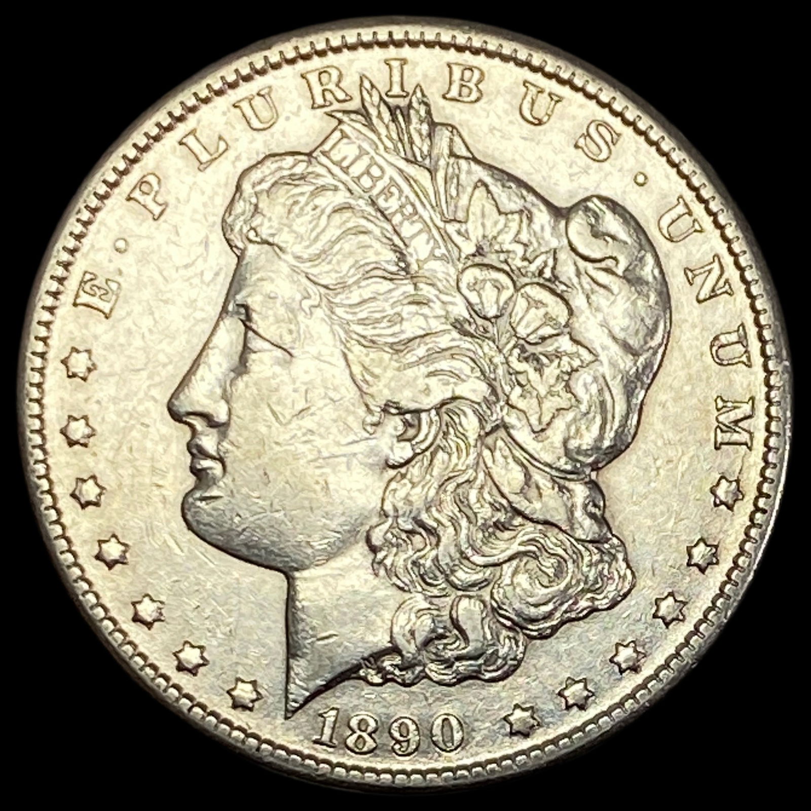 1890-CC Silver Morgan Dollar CLOSELY UNCIRCULATED (1 of 2)