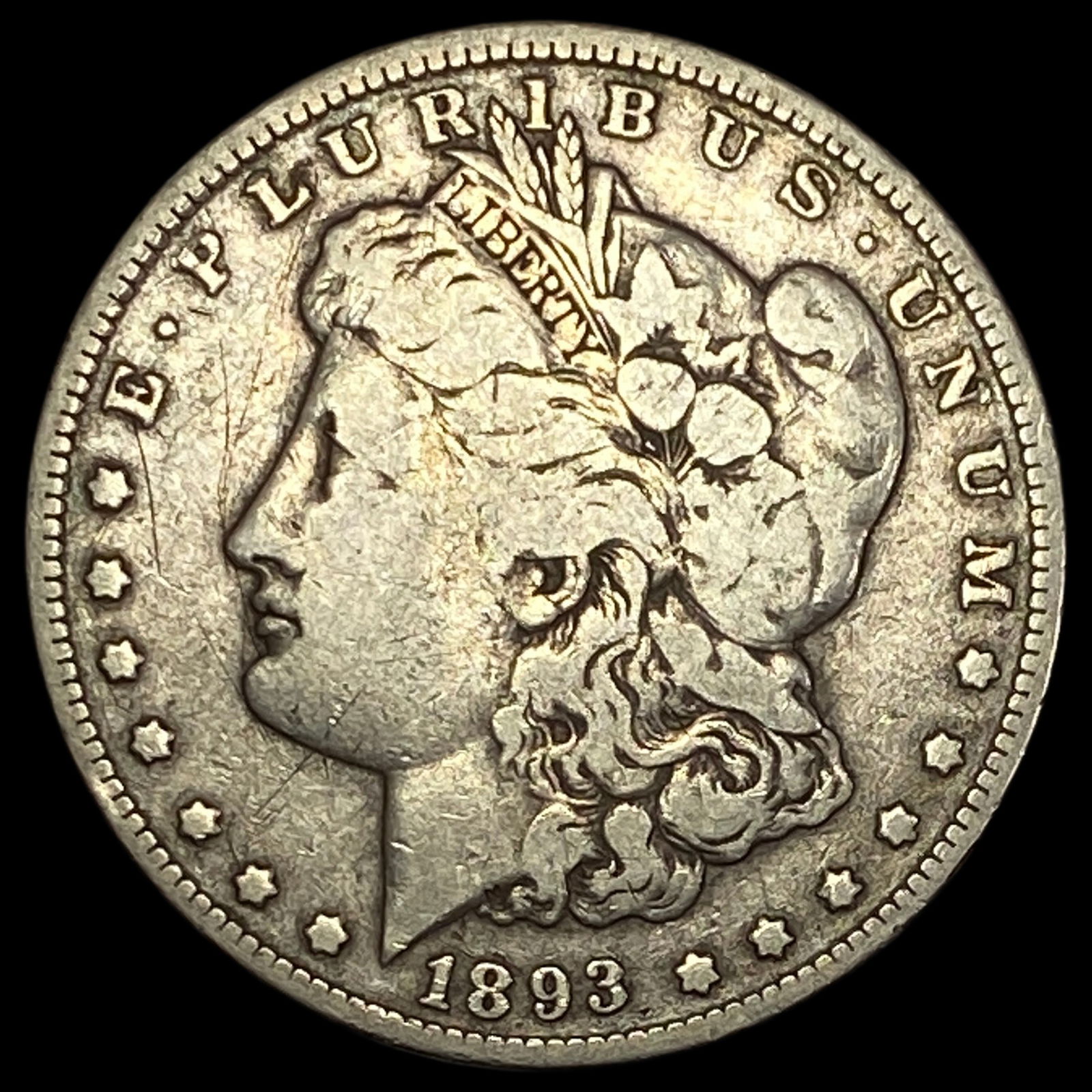 1893 Morgan Silver Dollar NICELY CIRCULATED (1 of 2)