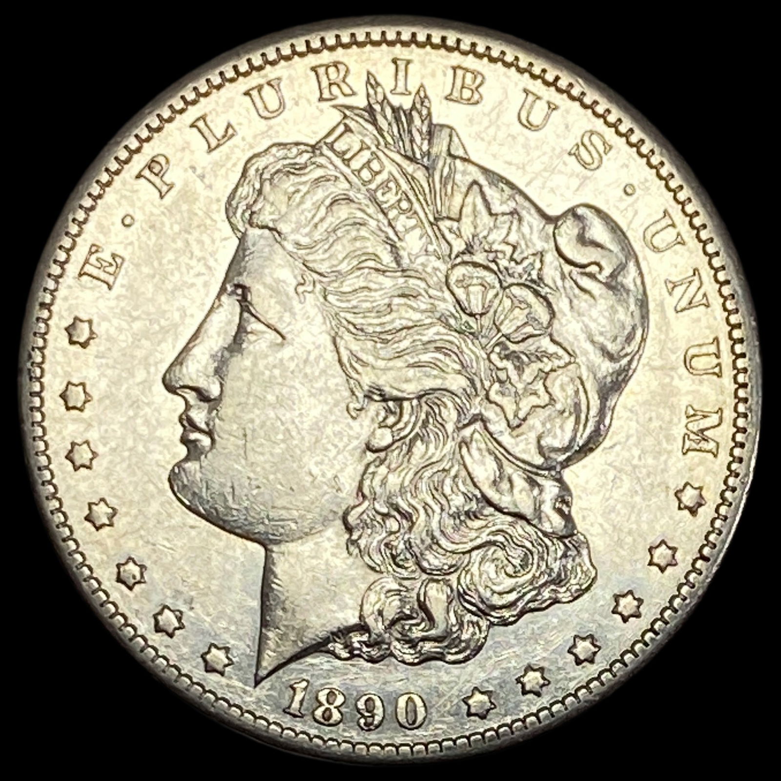 1890-CC Silver Morgan Dollar CLOSELY UNCIRCULATED (1 of 2)
