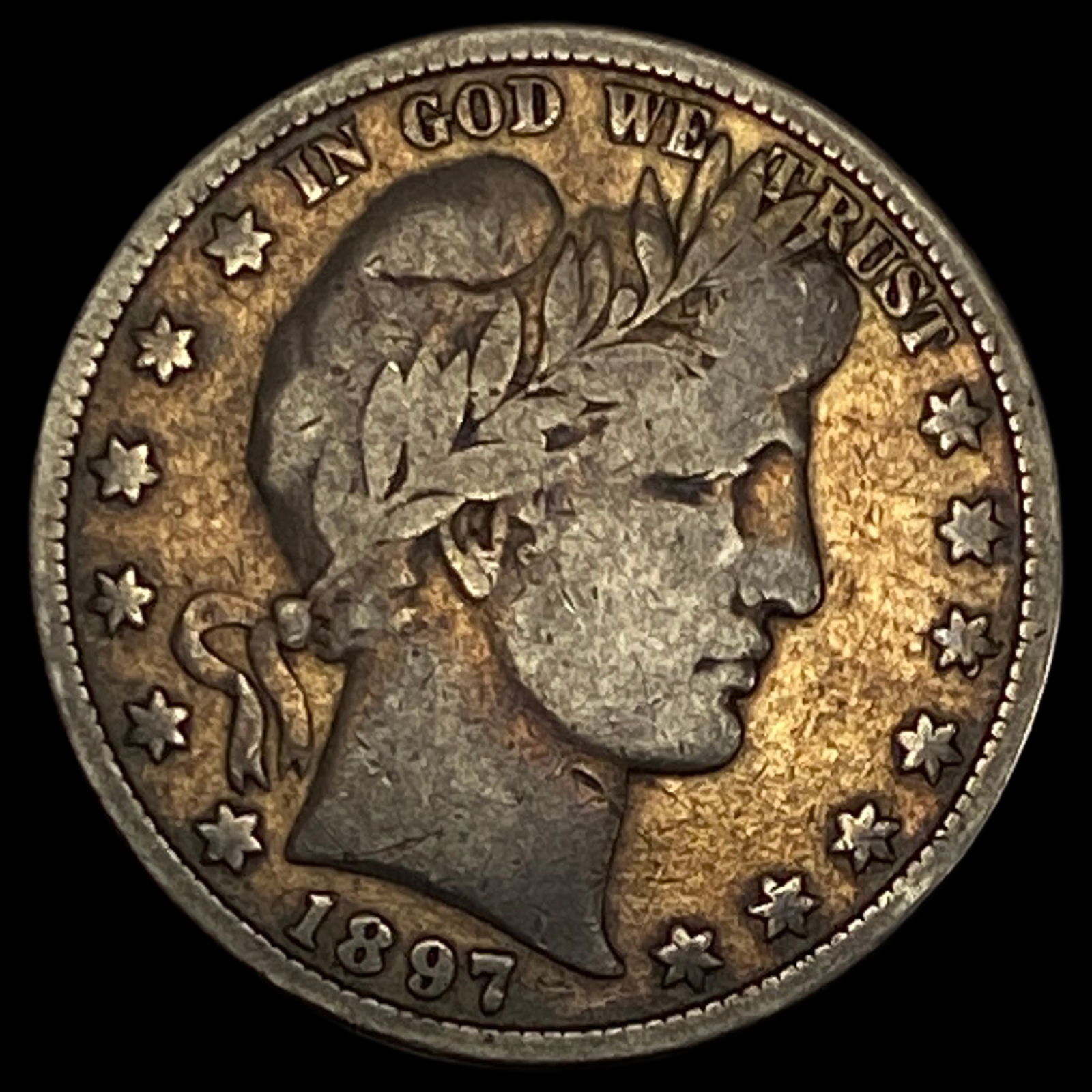 1897 Barber Half Dollar NICELY CIRCULATED (1 of 2)