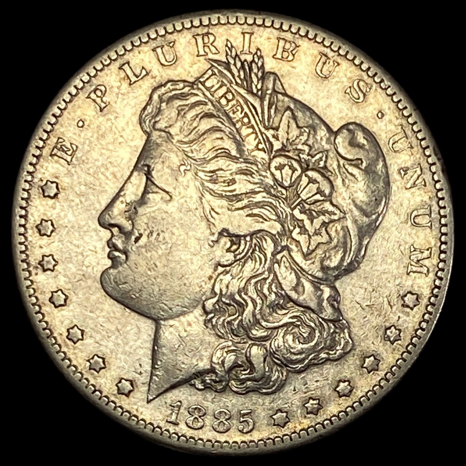 1885-S Silver Morgan Dollar NEARLY UNCIRCULATED (1 of 2)