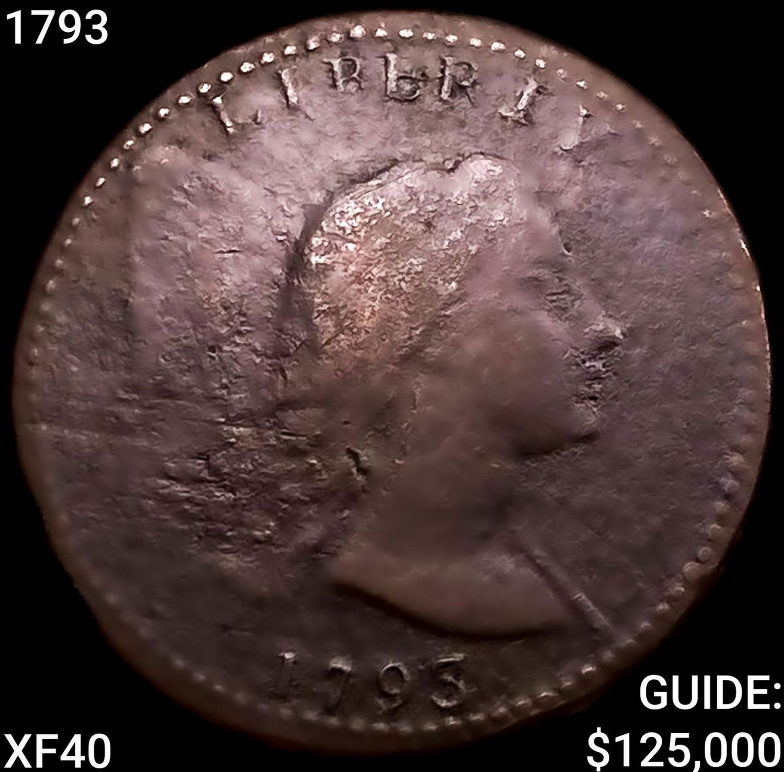 1793 Liberty Cap Large Cent NEARLY UNCIRCULATED (1 of 2)