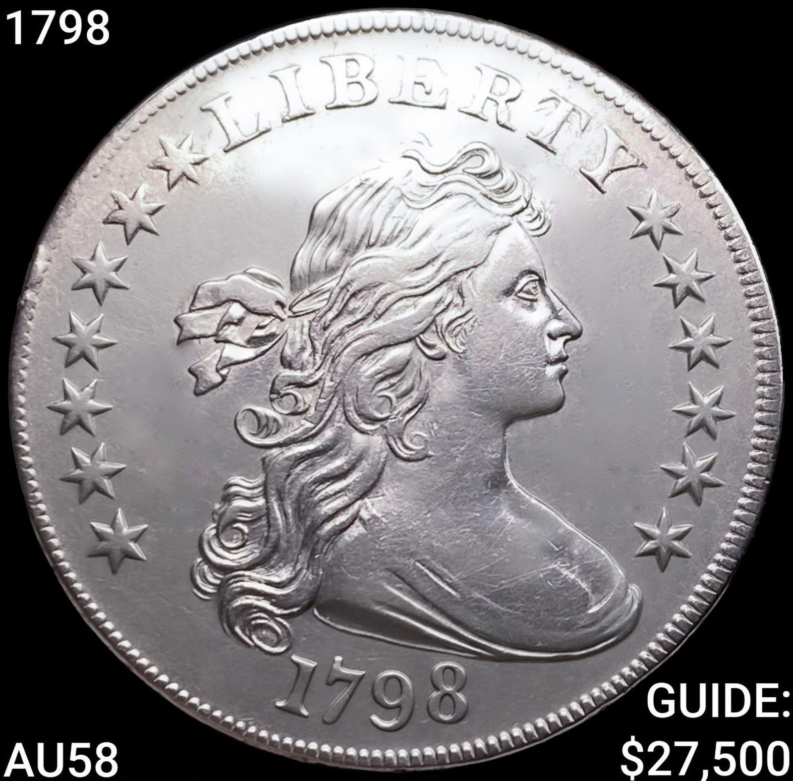 1798 Draped Bust Dollar CHOICE AU (1 of 2)