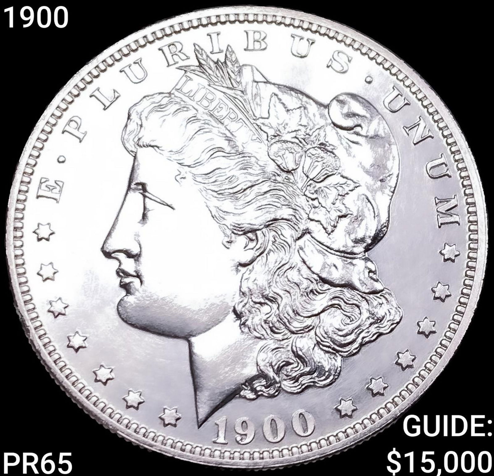 1900 Morgan Silver Dollar GEM PROOF: 1900 Morgan Silver Dollar GEM PROOF