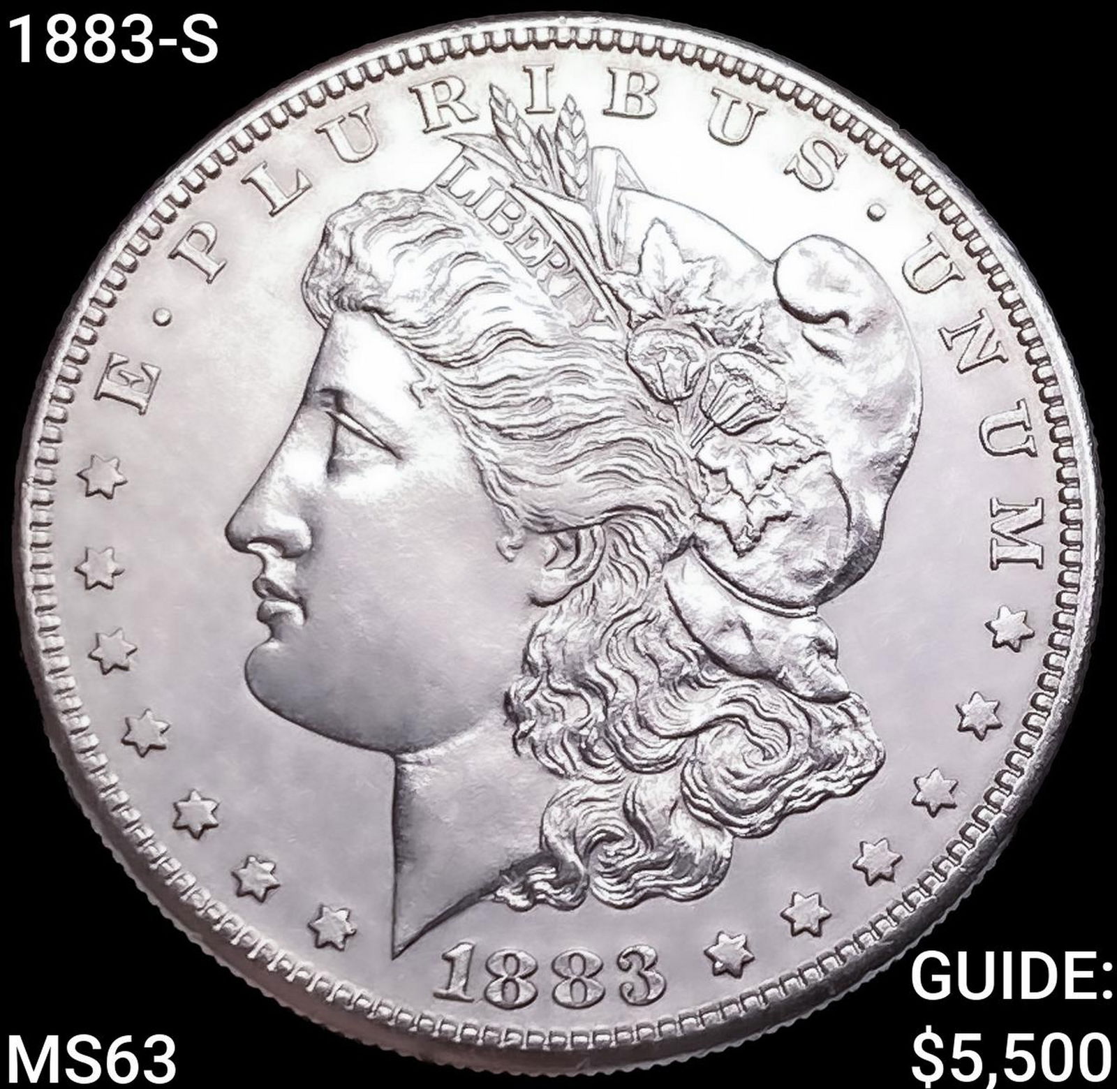 1883-S Morgan Silver Dollar CHOICE BU (1 of 2)