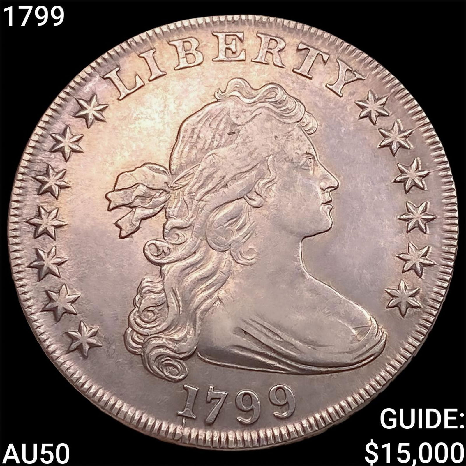 1799 Draped Bust Dollar CLOSELY UNCIRCULATED (1 of 2)