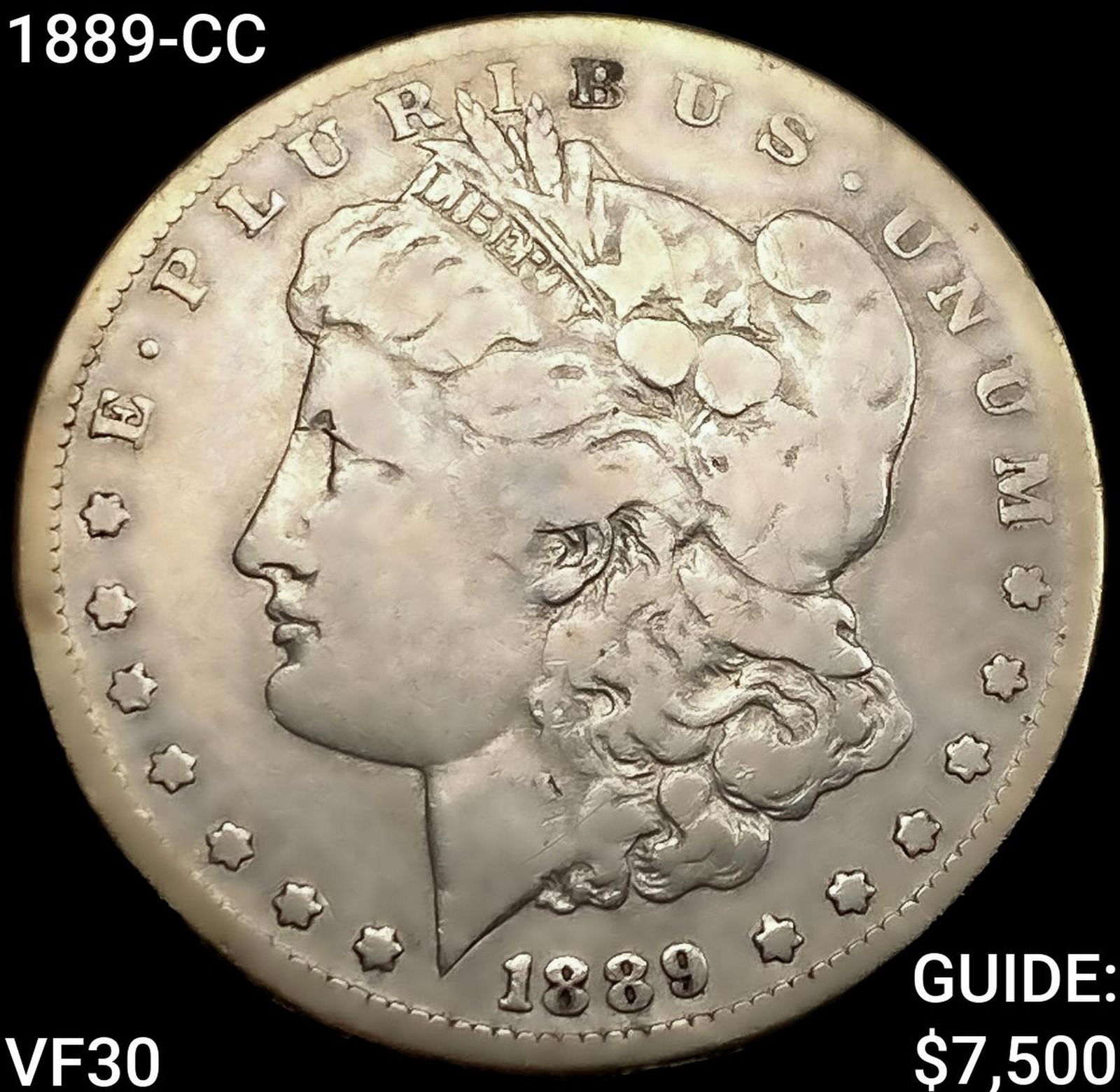 1889-CC Morgan Silver Dollar LIGHTLY CIRCULATED (1 of 2)