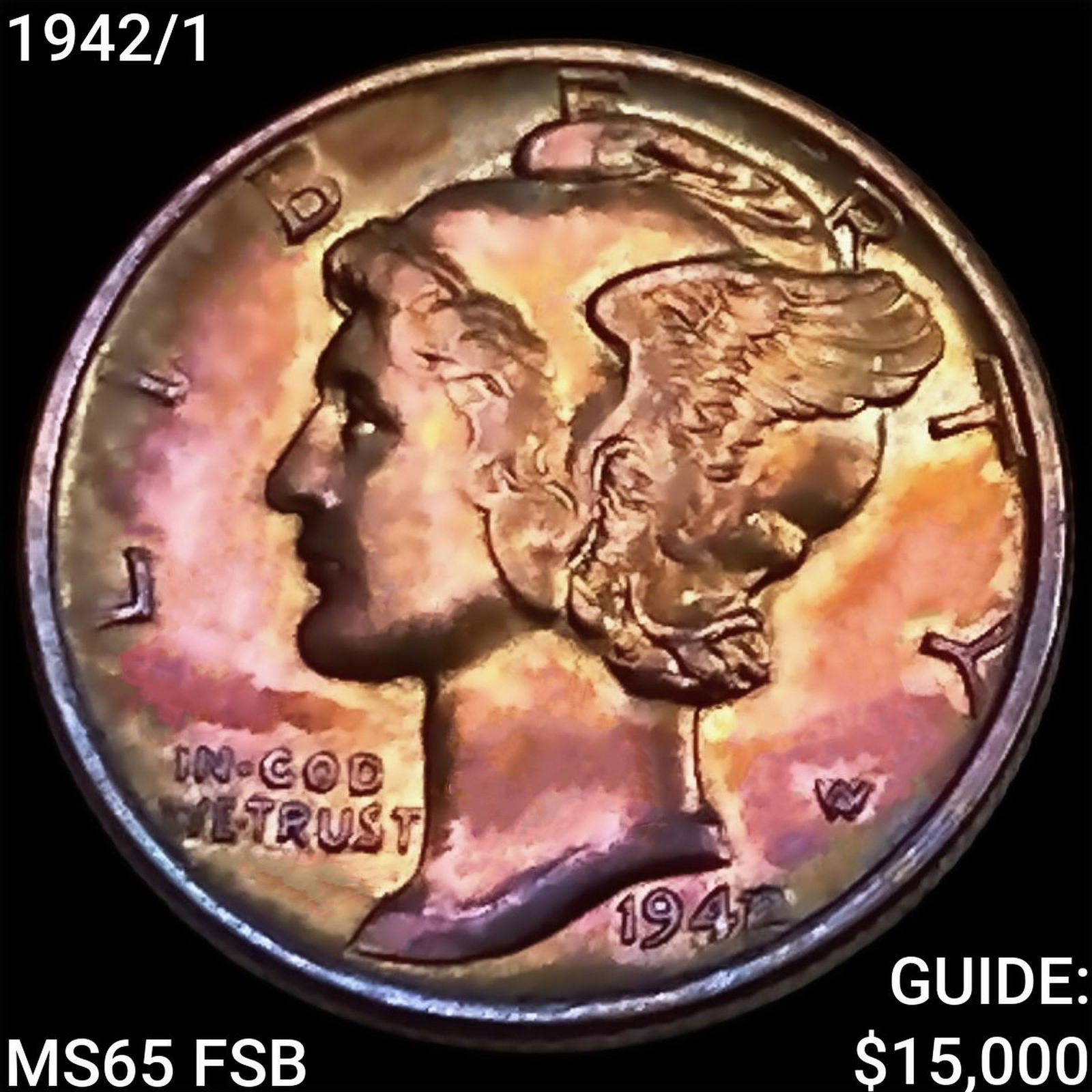 1942/1 Mercury Dime GEM BU FSB (1 of 2)