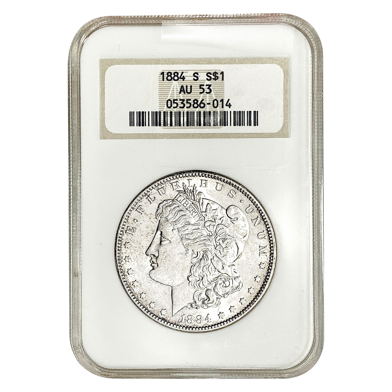 1884-S Morgan Silver Dollar NGC AU53 (1 of 2)