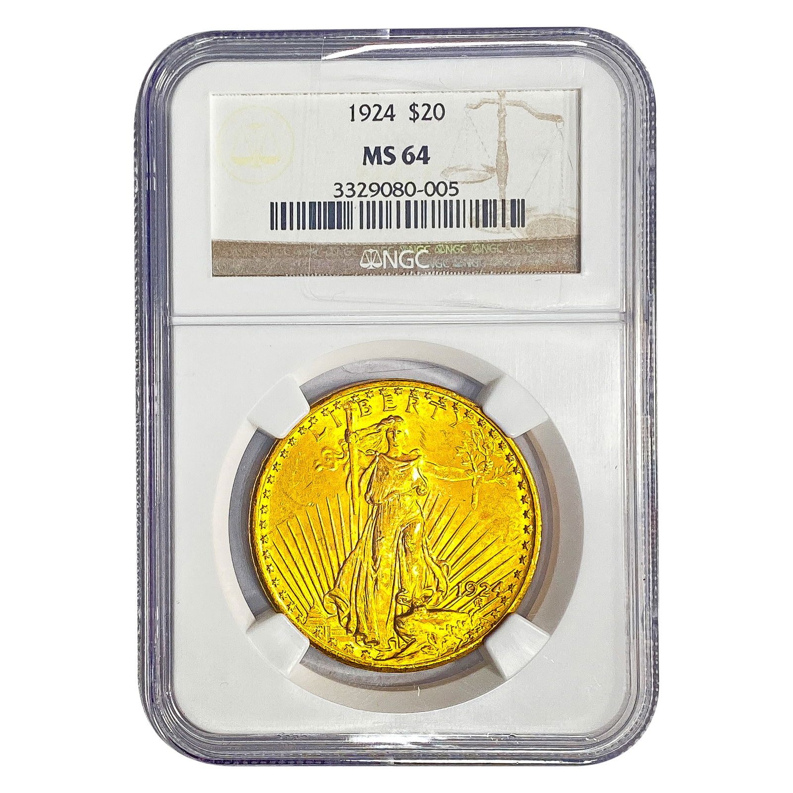 1924 $20 Gold Double Eagle NGC MS64 (1 of 2)