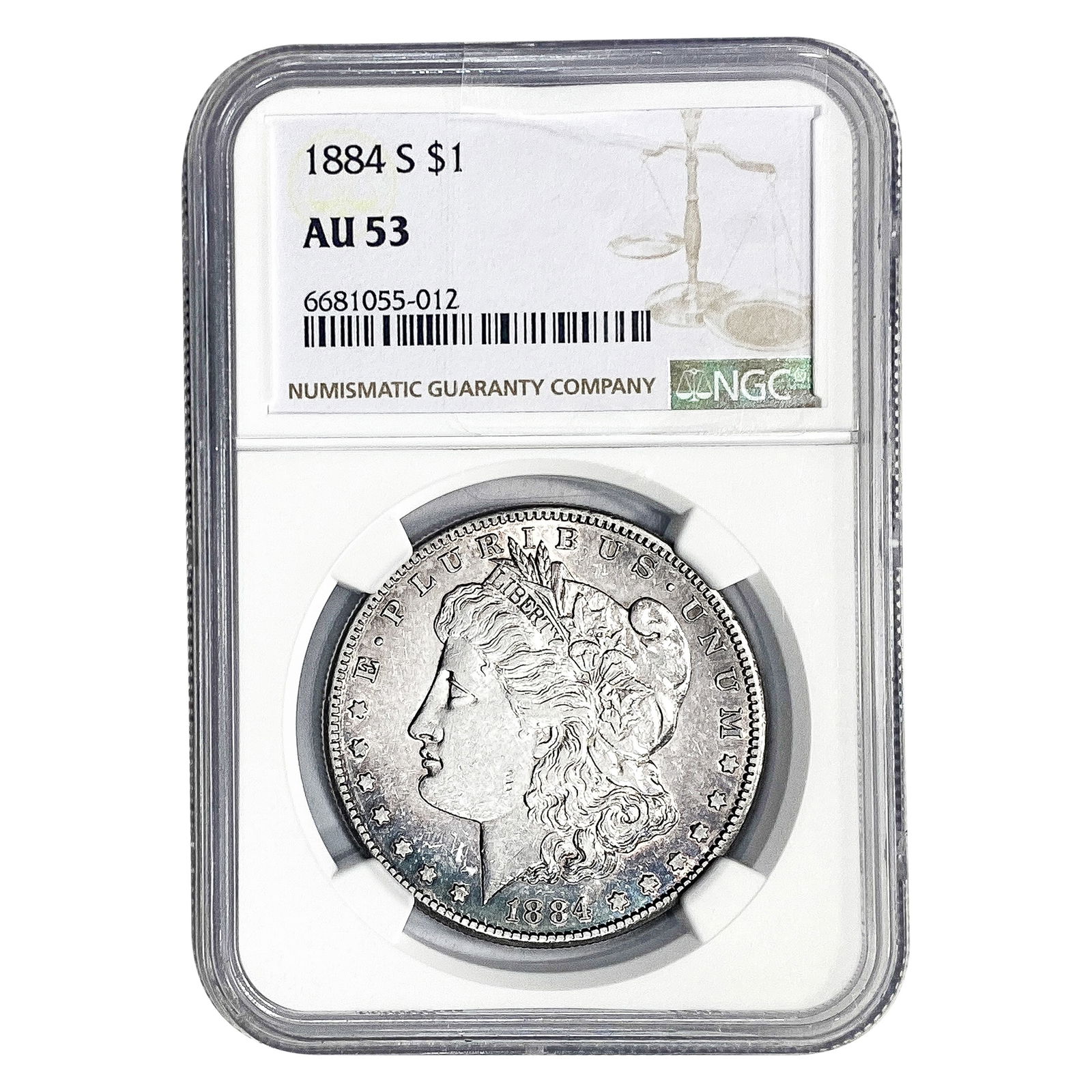 1884-S Morgan Silver Dollar NGC AU53 (1 of 2)