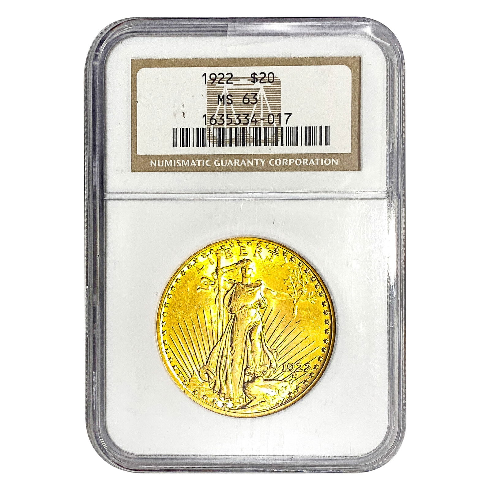 1922 $20 Gold Double Eagle NGC MS63 (1 of 2)