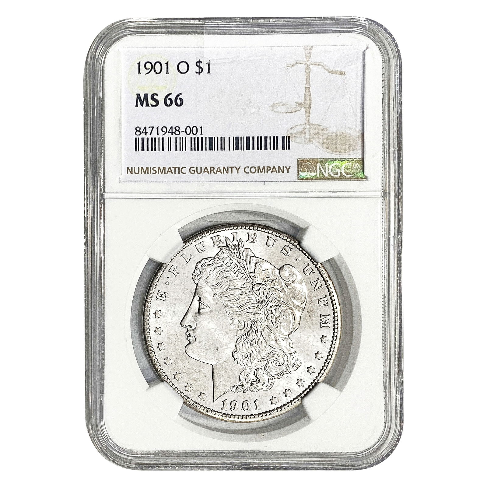 1901-O Morgan Silver Dollar NGC MS66 (1 of 2)