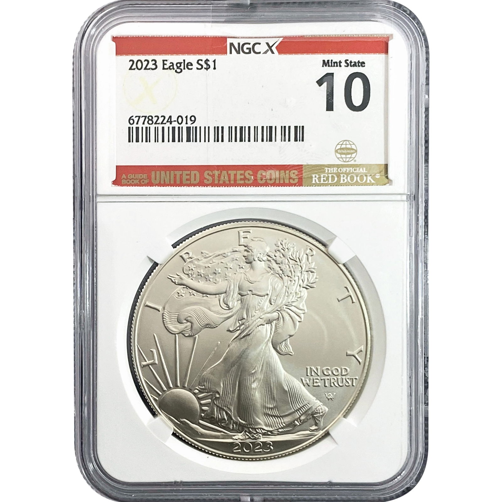 2023 Silver Eagle NGC MS10: 2023 Silver Eagle NGC MS10