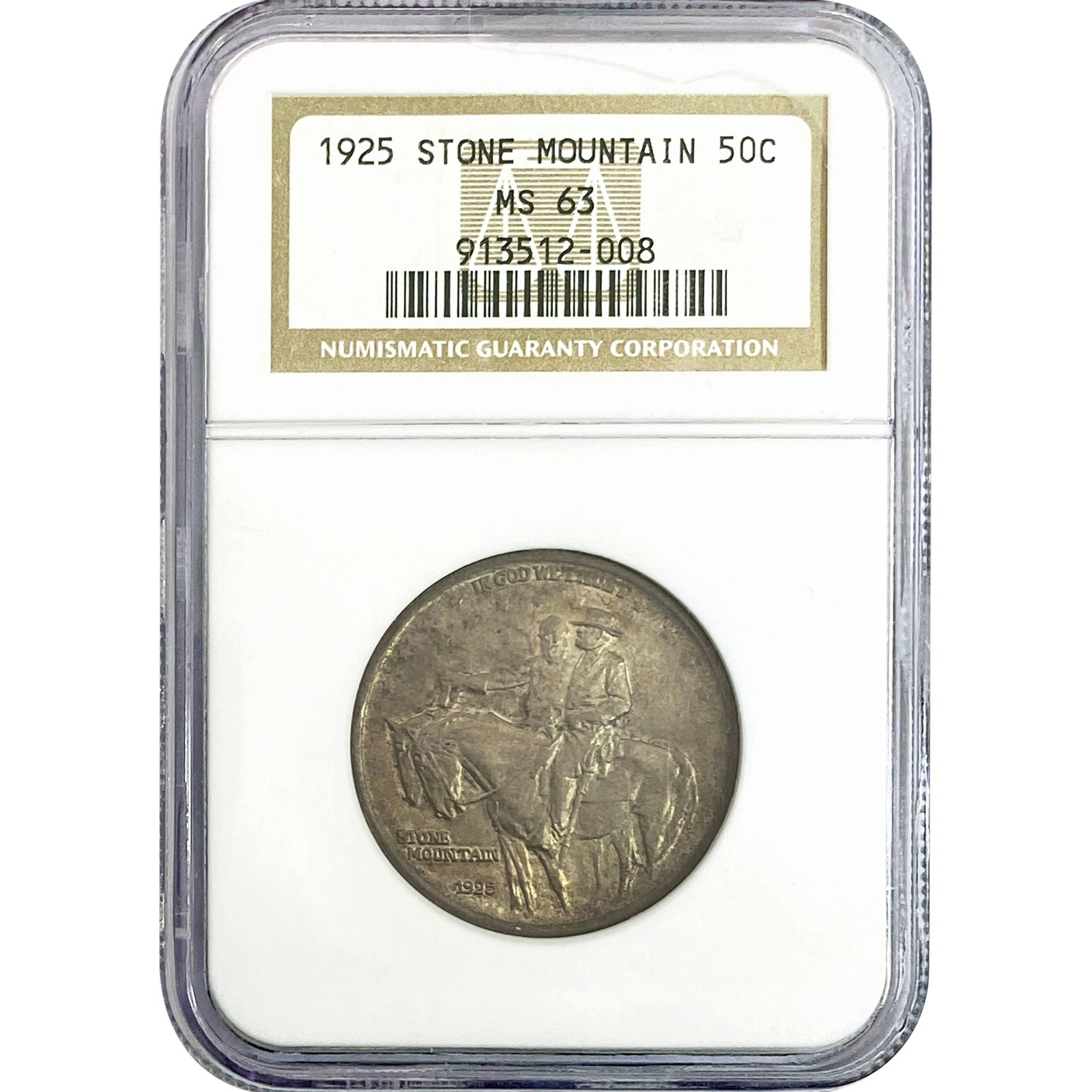 1925 Stone Mountain Half Dollar NGC MS63 (1 of 2)