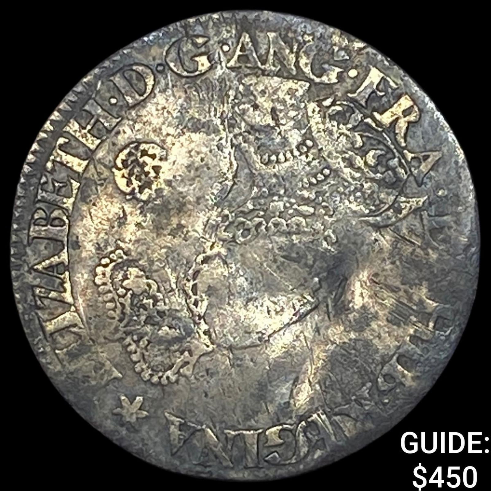 1562 Great Britain Queen Elizabeth I Silver 6 Pence NEARLY UNCIRCULATED (1 of 2)