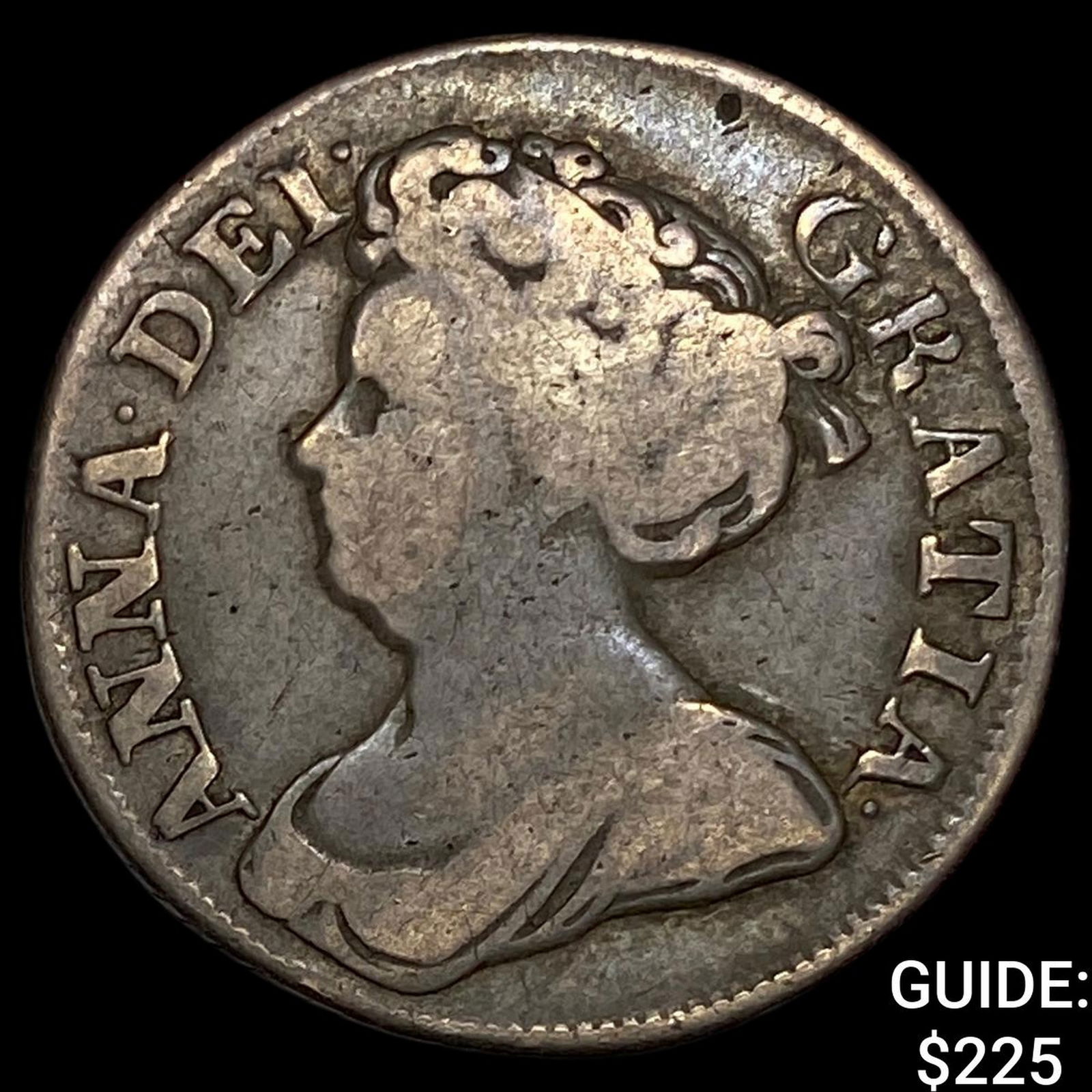 1711 Great Britain Queen Anne Silver Shilling CLOSELY UNCIRCULATED (1 of 2)