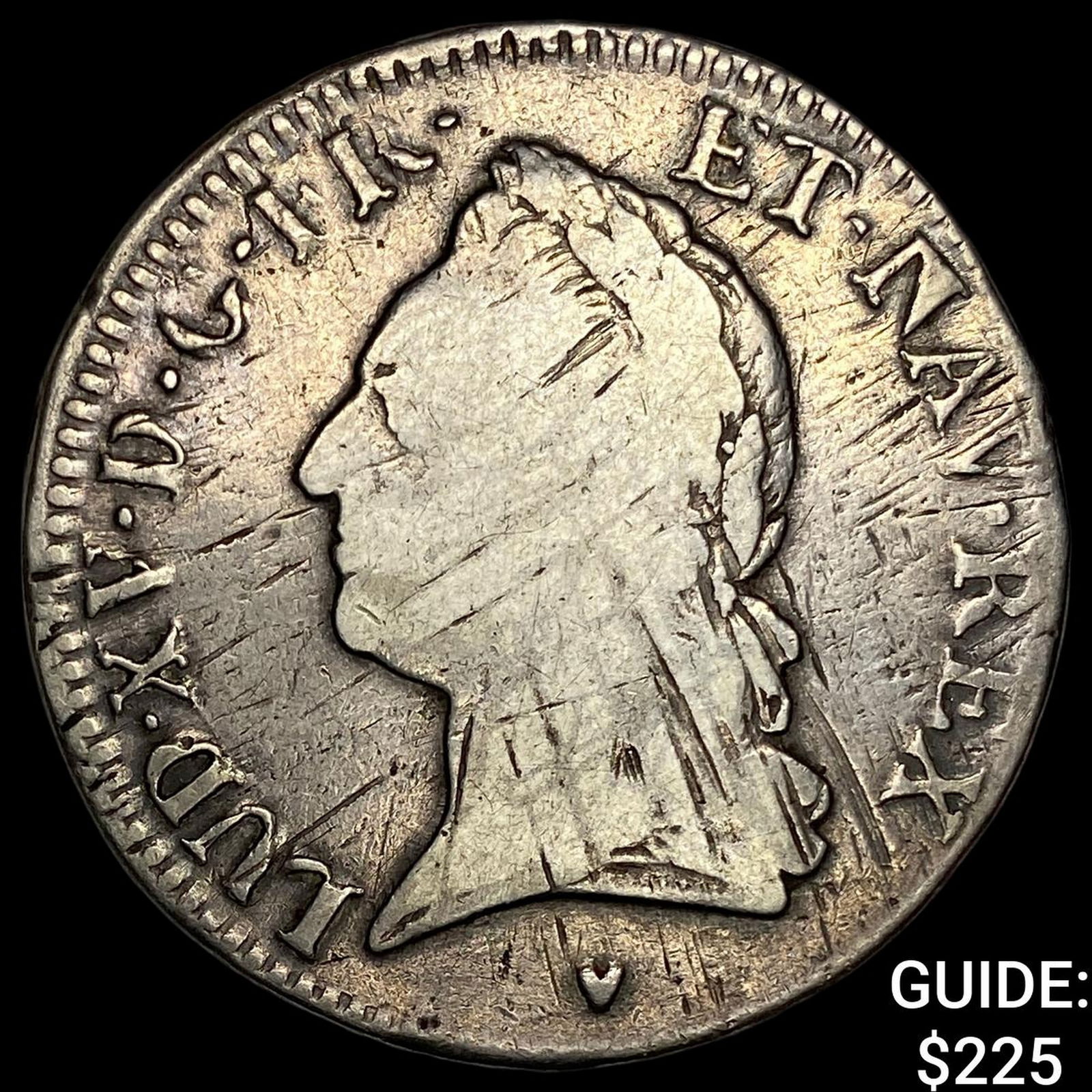 1774 Colonial France Silver Ecu NEARLY UNCIRCULATED (1 of 2)