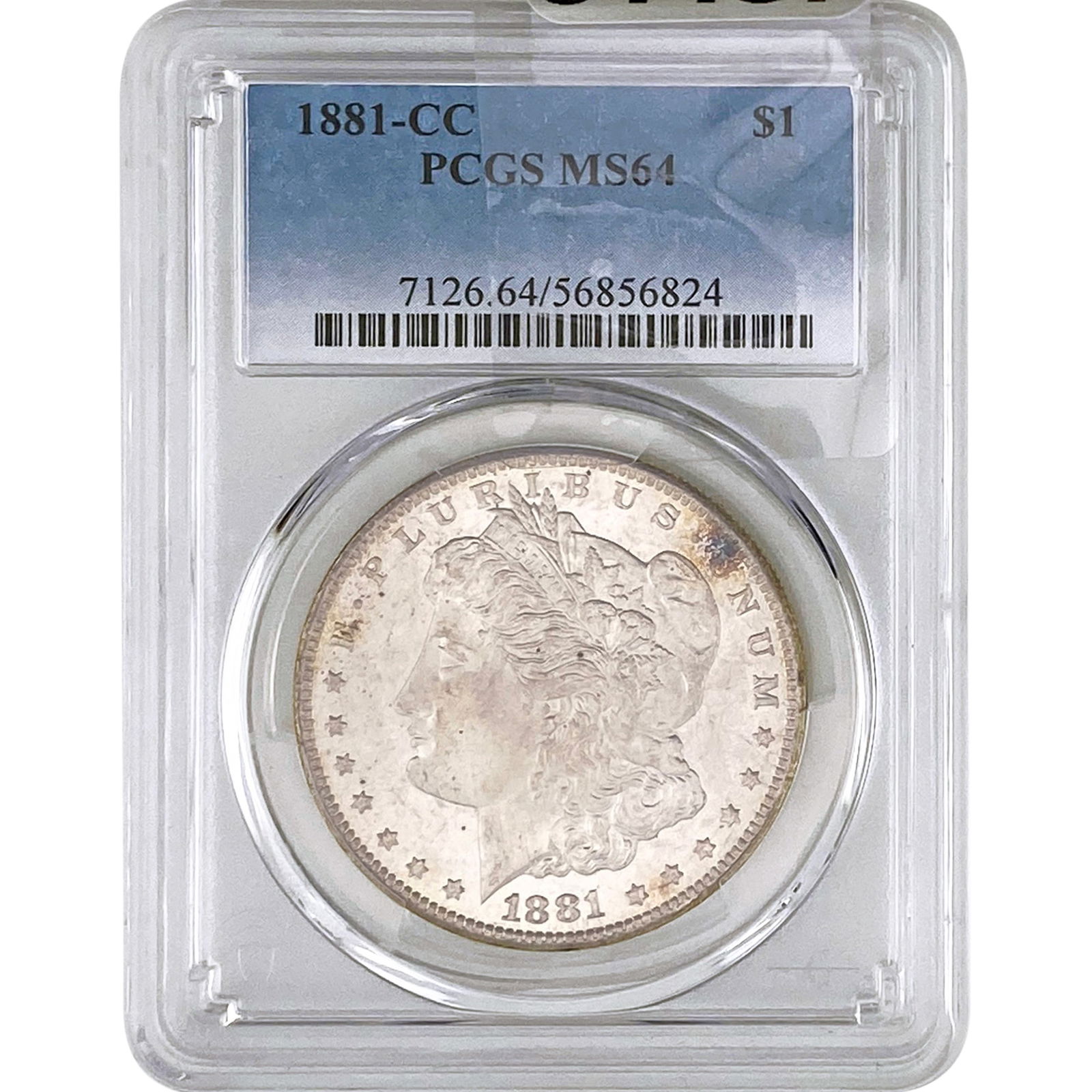 1881-CC Morgan Silver Dollar PCGS MS64: 1881-CC Morgan Silver Dollar PCGS MS64